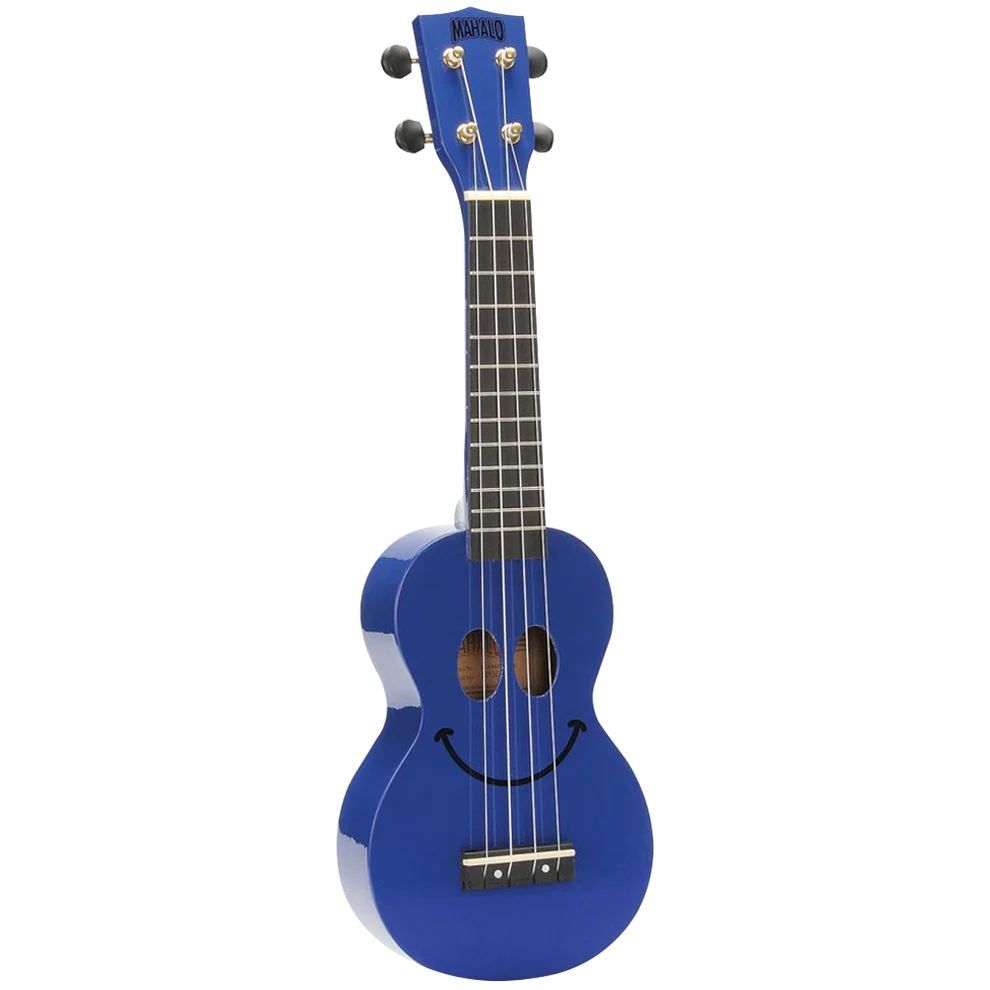 Mahalo U-SMILE-BU Series Soprano Blue With Bag Ukulele