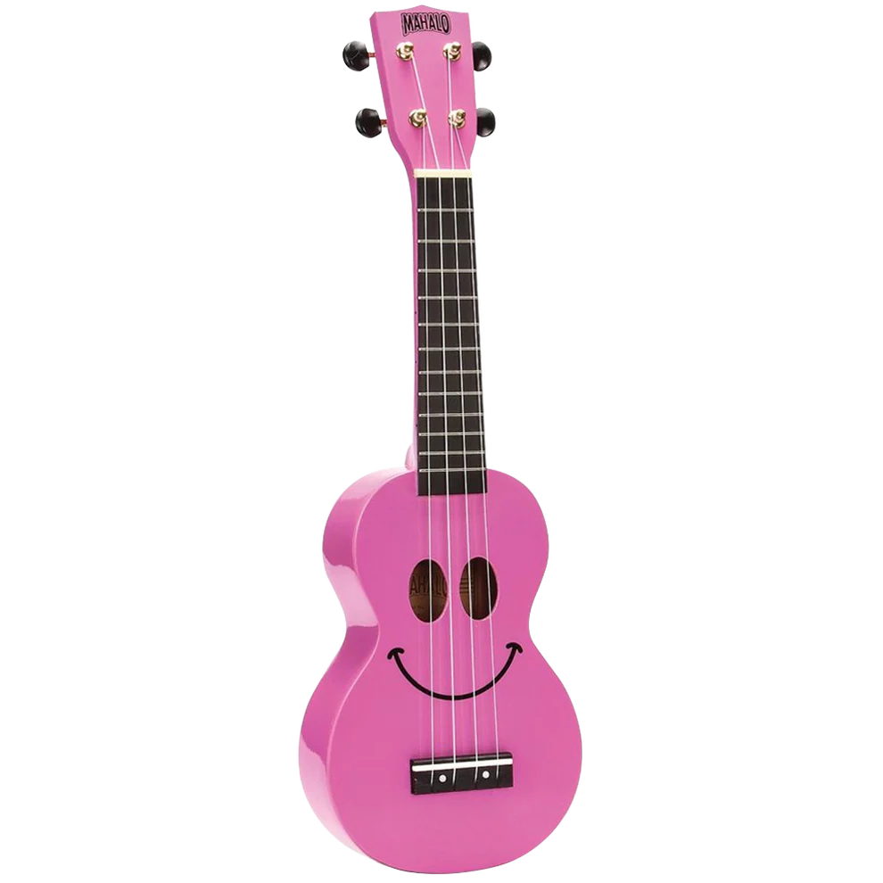 Mahalo U-SMILE-TPP Series Soprano Trans Purple With Bag Ukulele