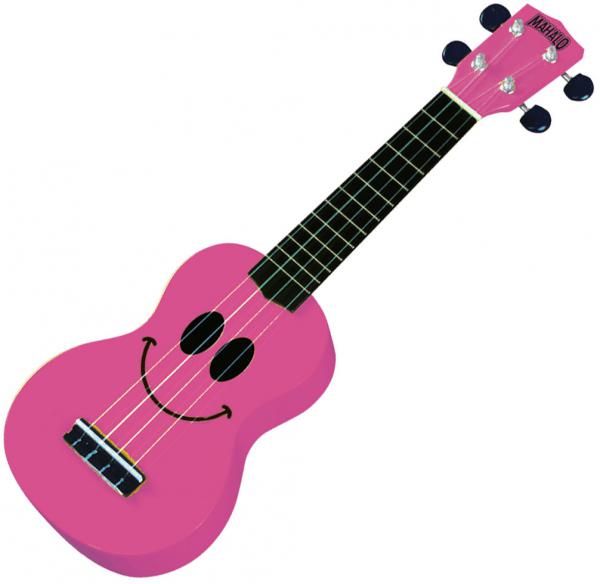 Mahalo U-SMILE-PK Series Soprano Pink With Bag Ukulele