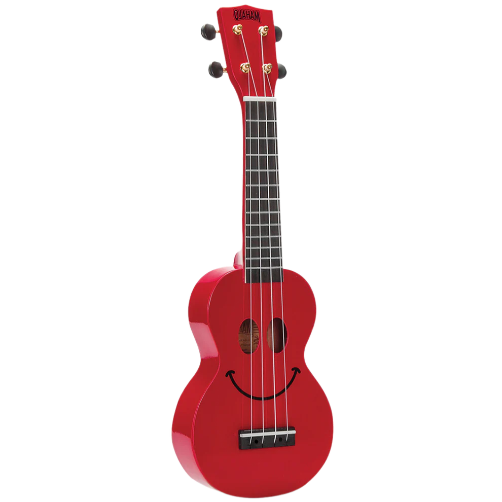 Mahalo U-SMILE-RD Series Soprano Red With Bag Ukulele