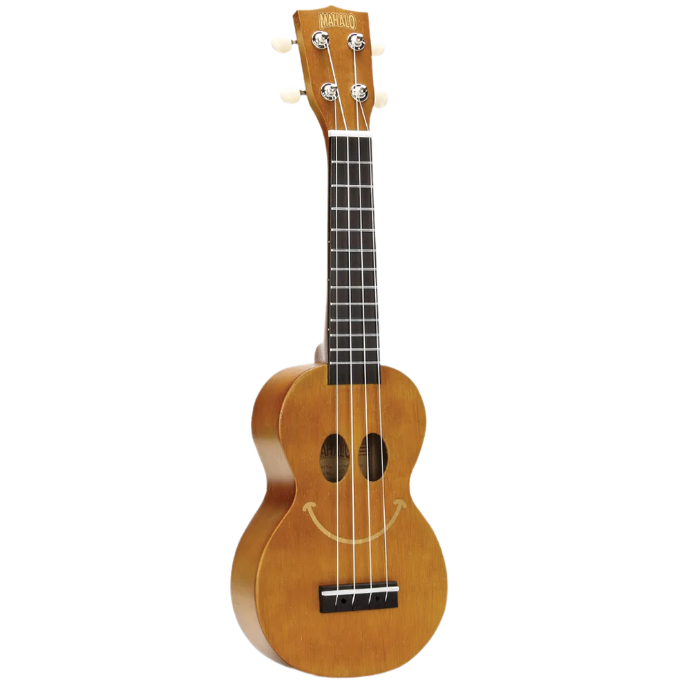 Mahalo U-SMILE-TBR Series Soprano Trans Brown With Bag Ukulele
