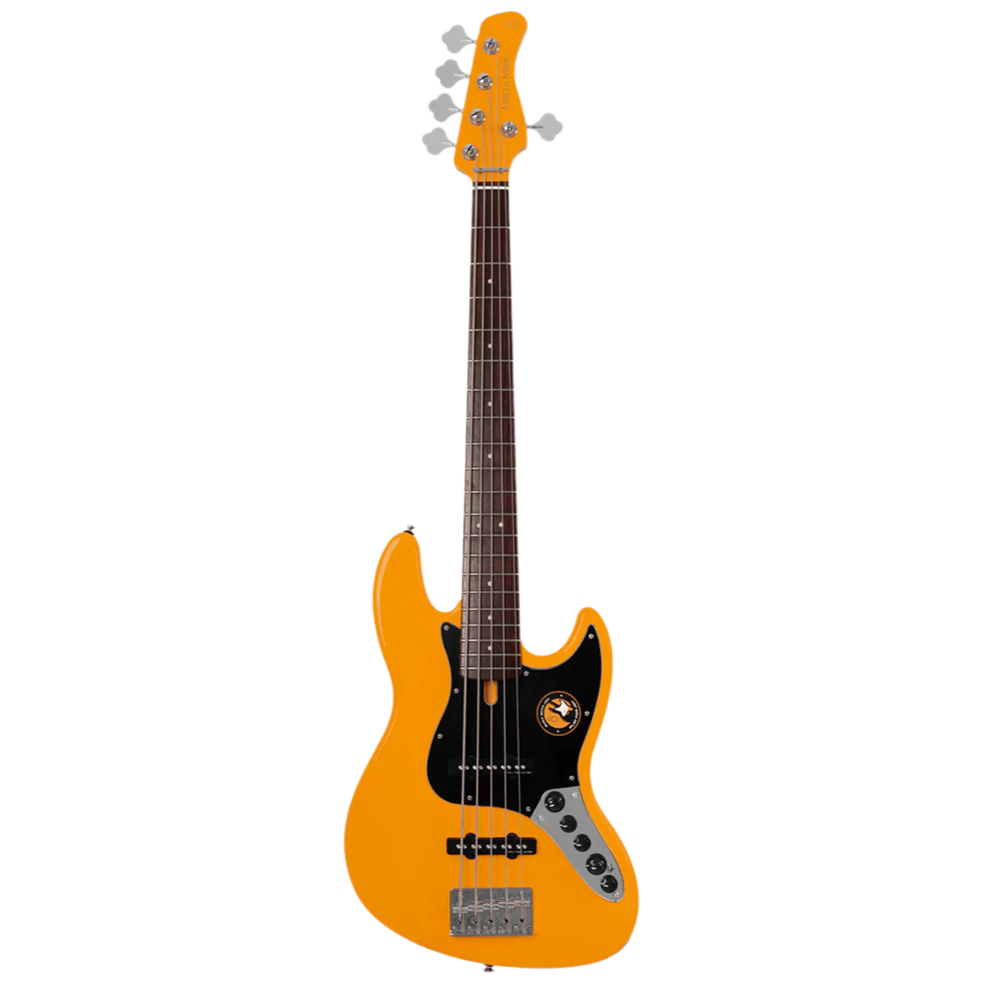 Sire V3-5 ORG Series 5 String Orange Bass Guitar