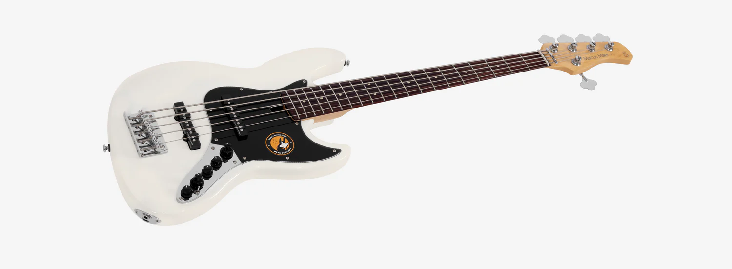 Sire V3-5 LH AWH Series 5 String Antique White Lefty Bass Guitar