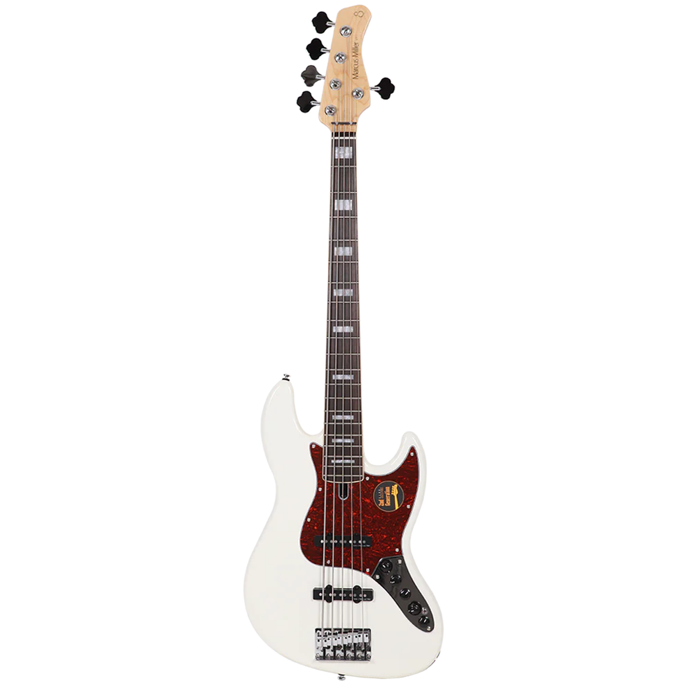 Sire V7 Alder-5 AWH V7 Series 5 String Alder Antique White Bass Guitar