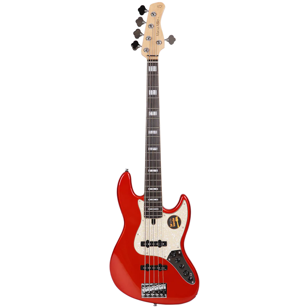 Sire V7 Alder-5 BMR V7 Series 5 String Alder Bright Metallic Red Bass Guitar