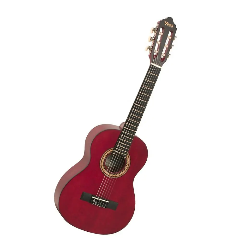 Valencia VC203TWR 200 Series 3/4 Wine Red Classical Guitar