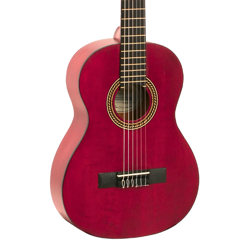 Valencia VC202TWR 200 Series 1/2 Wine Red Classical Guitar