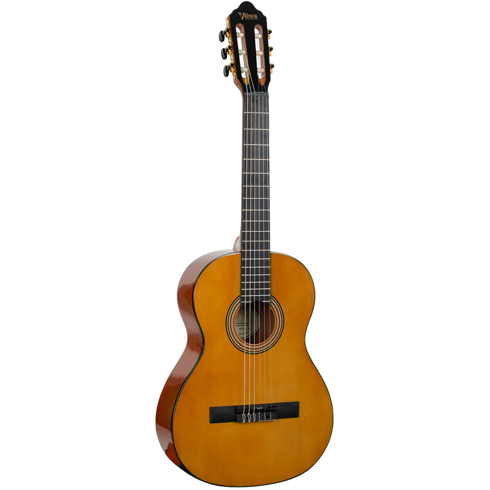 Valencia VC274 270 Series 4/4 High Gloss Antique Natural Classical Guitar