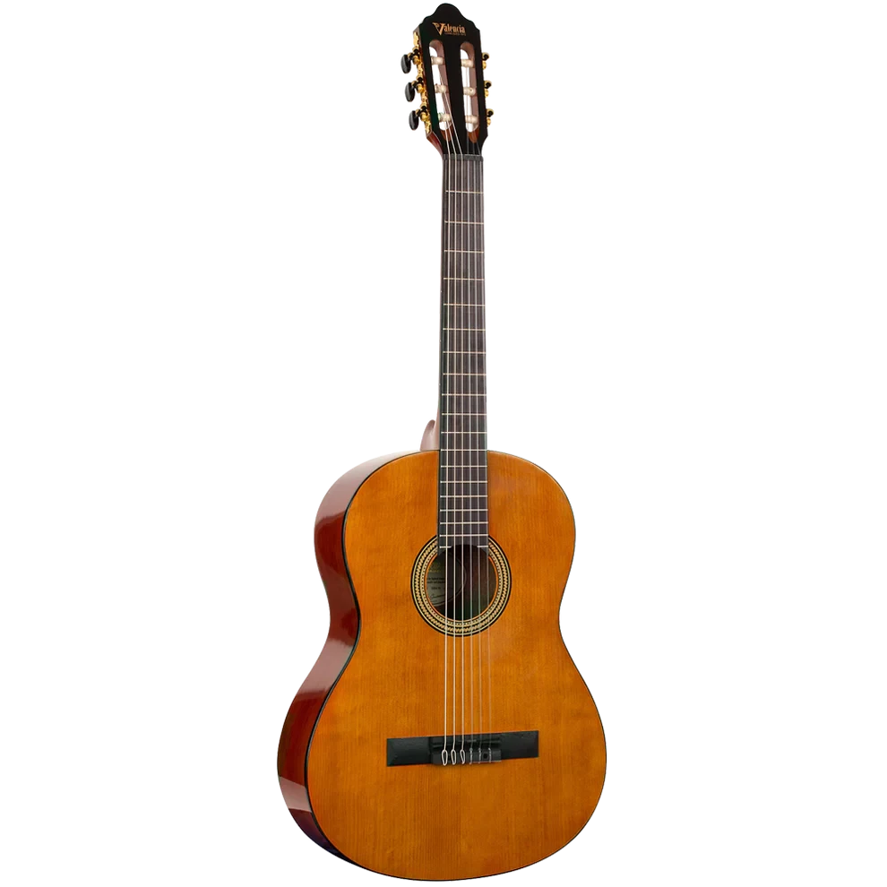 Valencia VC203H 200 Series Classical Hybrid 3/4 Natural Classical Guitar