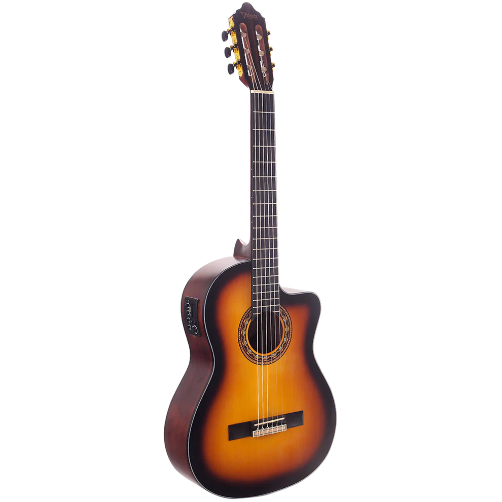 Valencia VC314ASB 300 Series 4/4 Antique Sunburst Classical Guitar