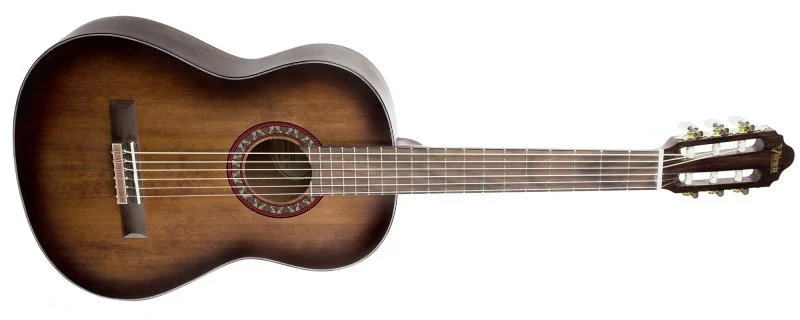 Valencia VC414HSB 400 Series 4/4 Hybrid Historic Sunburst Classical Guitar