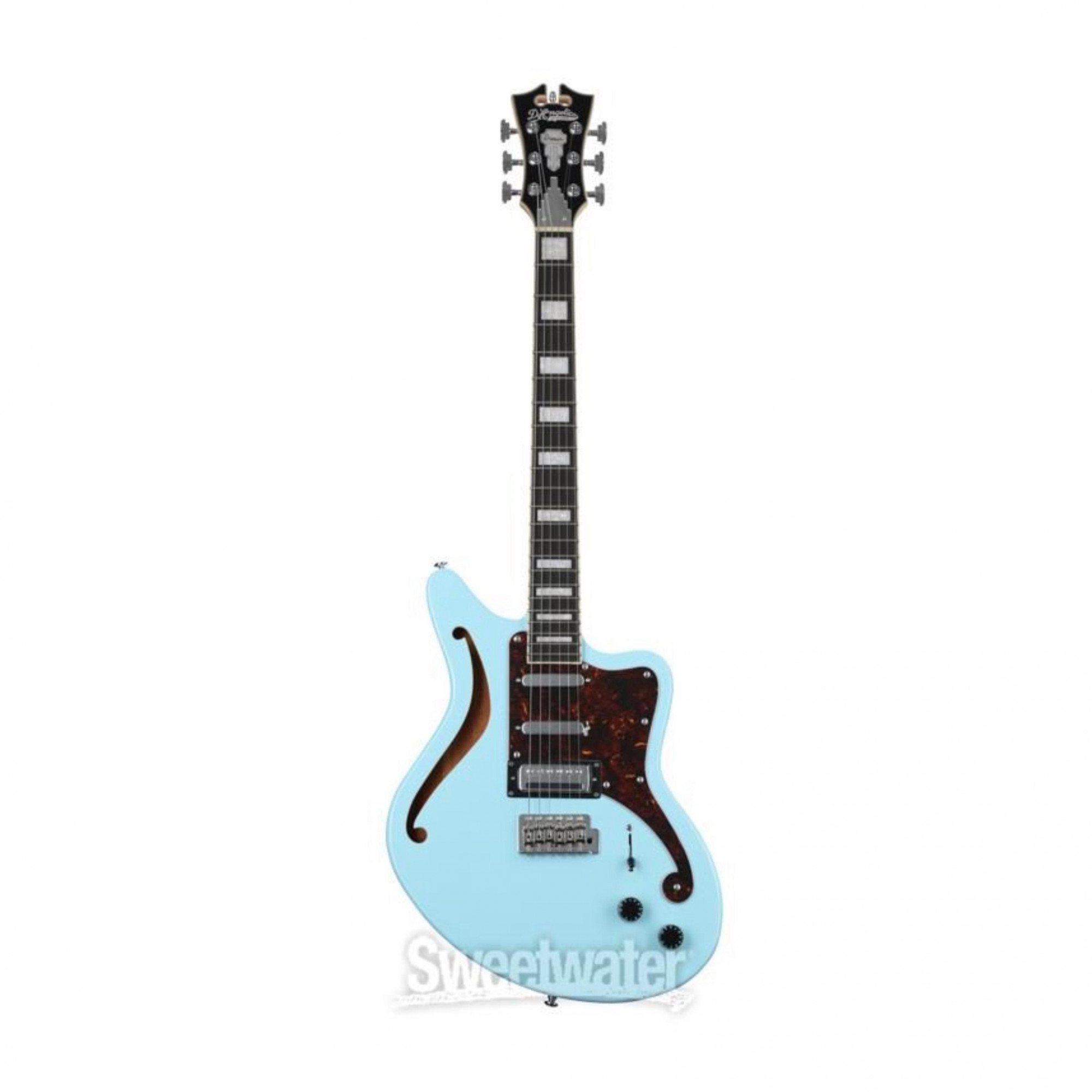 D'Angelico DAPBEDOXBCTR Premier Series Bedford Sky Blue Electric Guitar