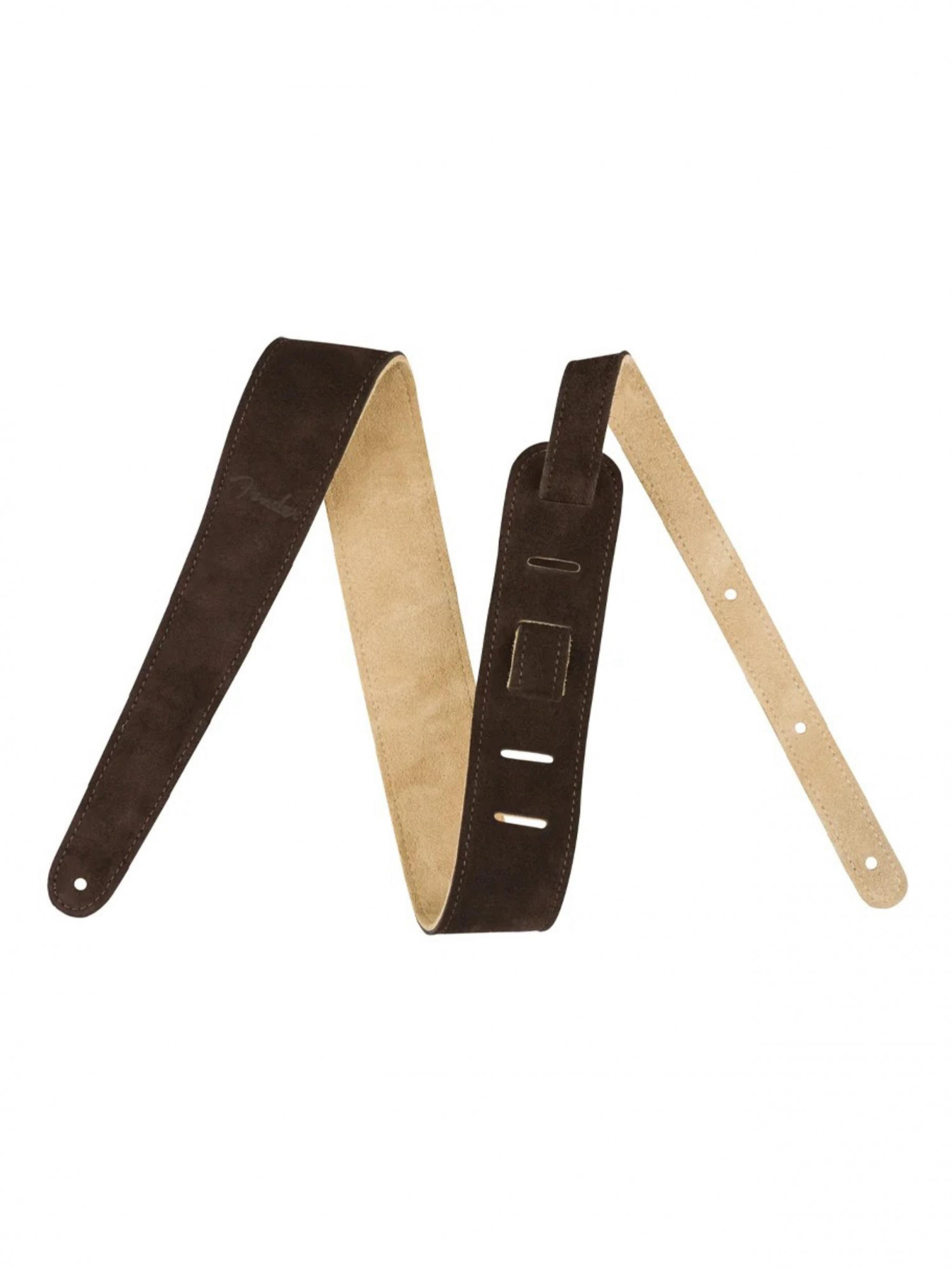 Fender 990691021 Brown/Tan Reversible Suede Guitar Strap