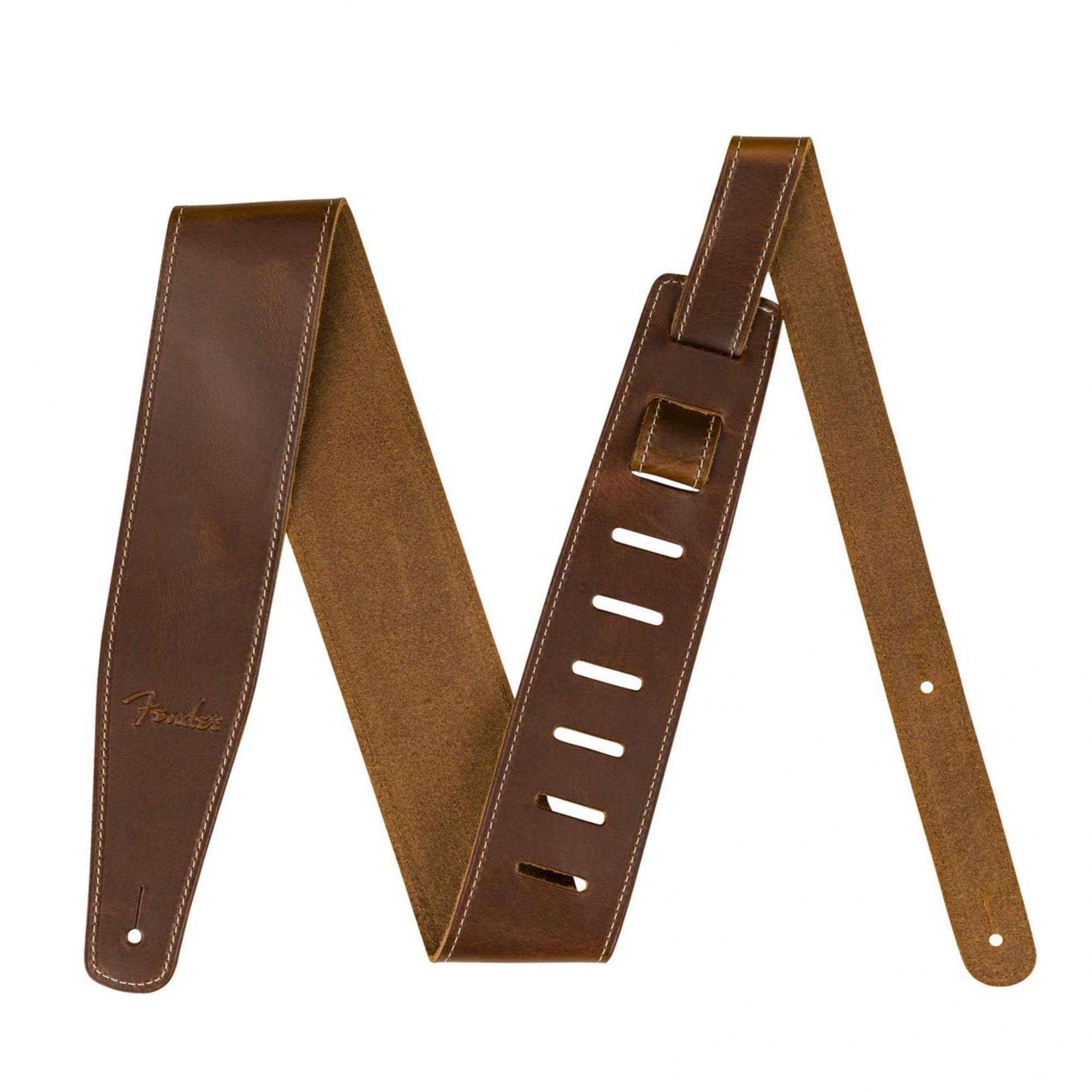 Fender 990641021 Tan Broken-In Leather Strap