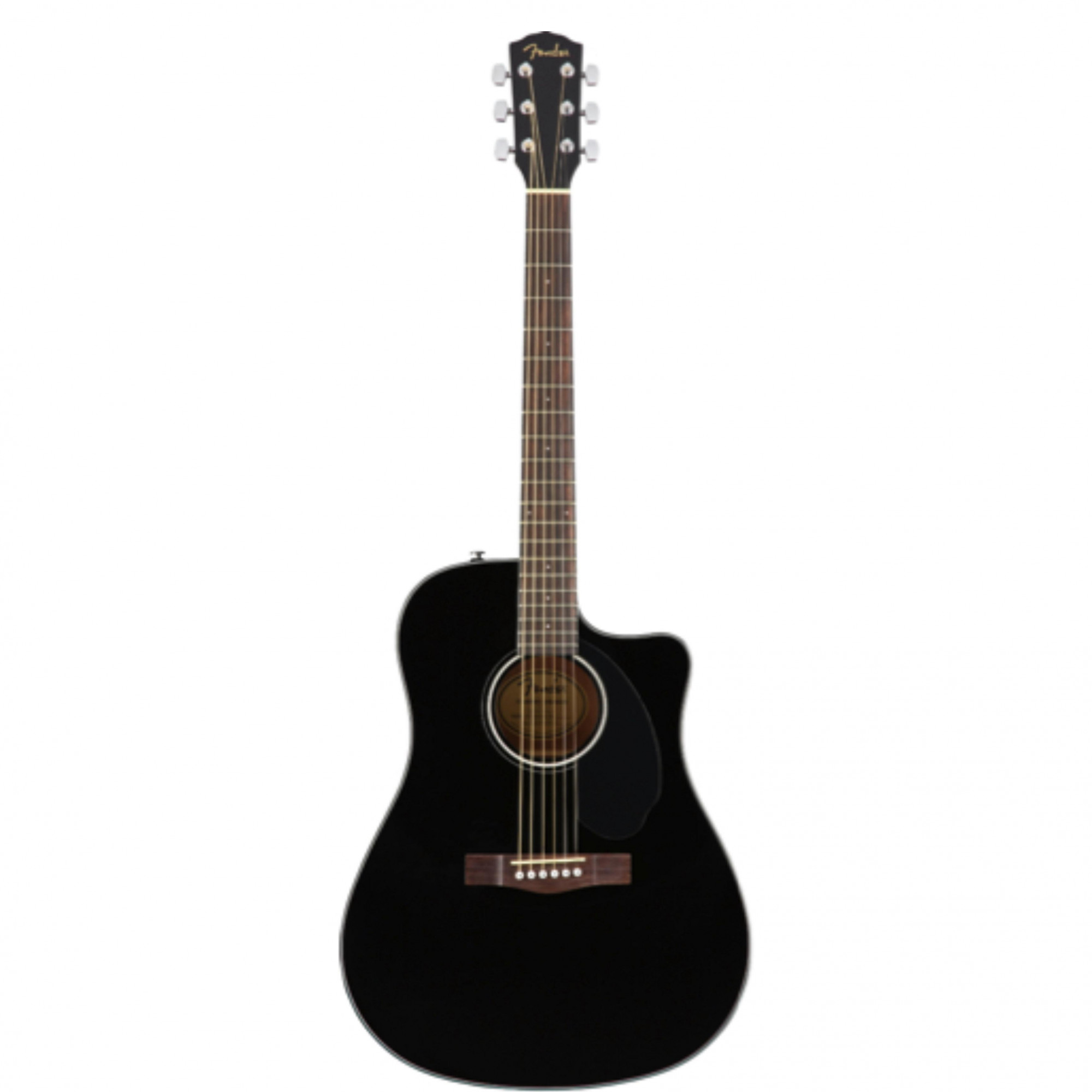 Fender CD60SCE Black Cutaway Electro-Acoustic Guitar