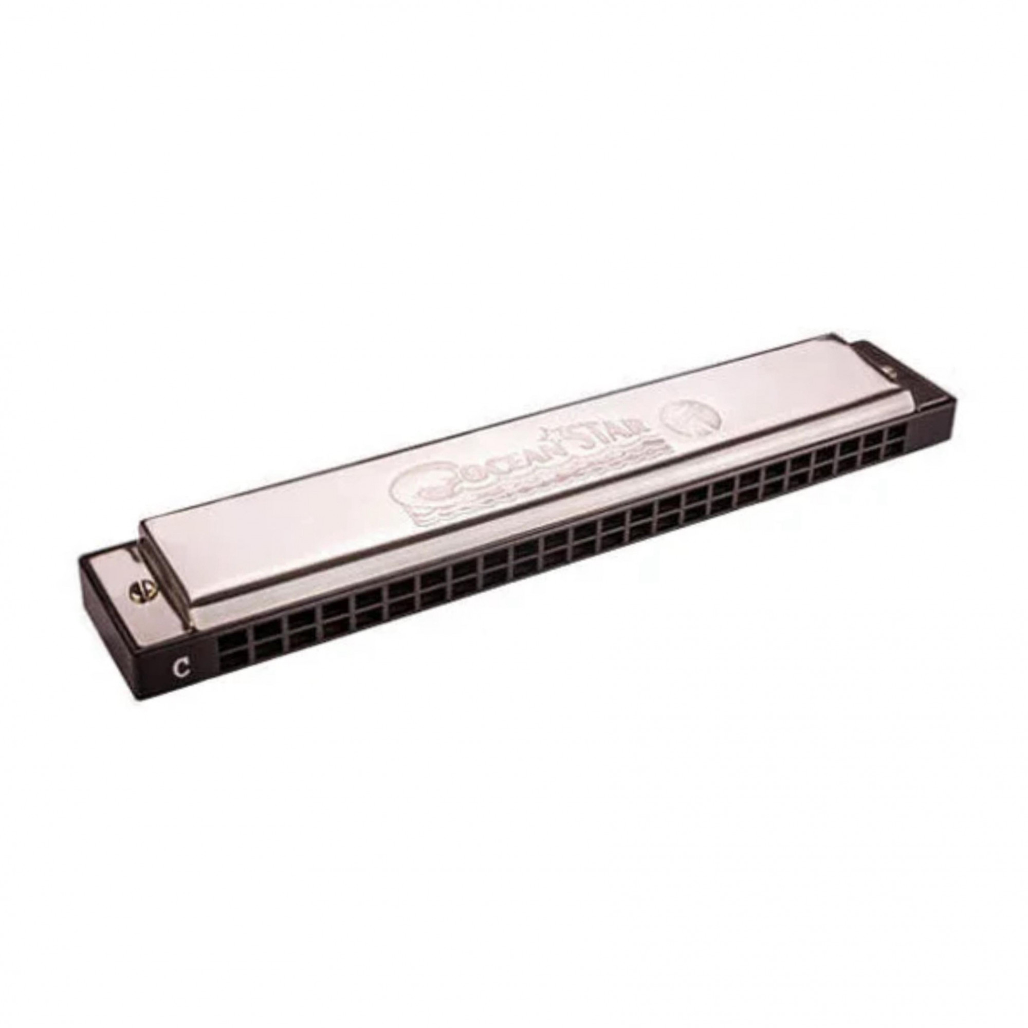 Hohner M254001S Ocean Star C Key Tremelo Harmonica