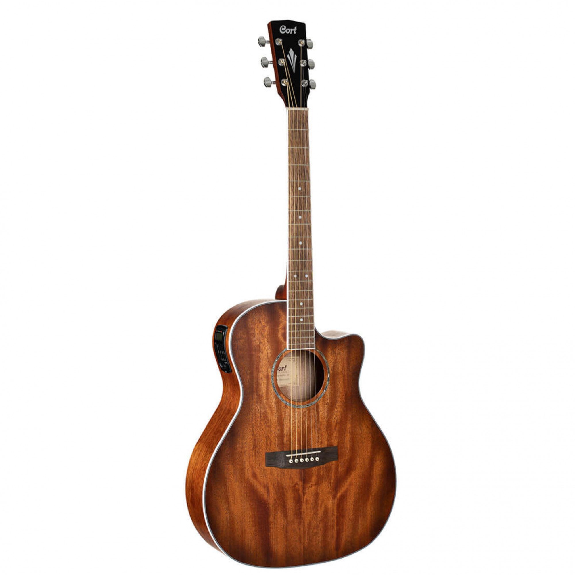 Cort GA-MEDX M OP W/Bag Open Pore With Bag Cutaway Electro -Acoustic Guitar
