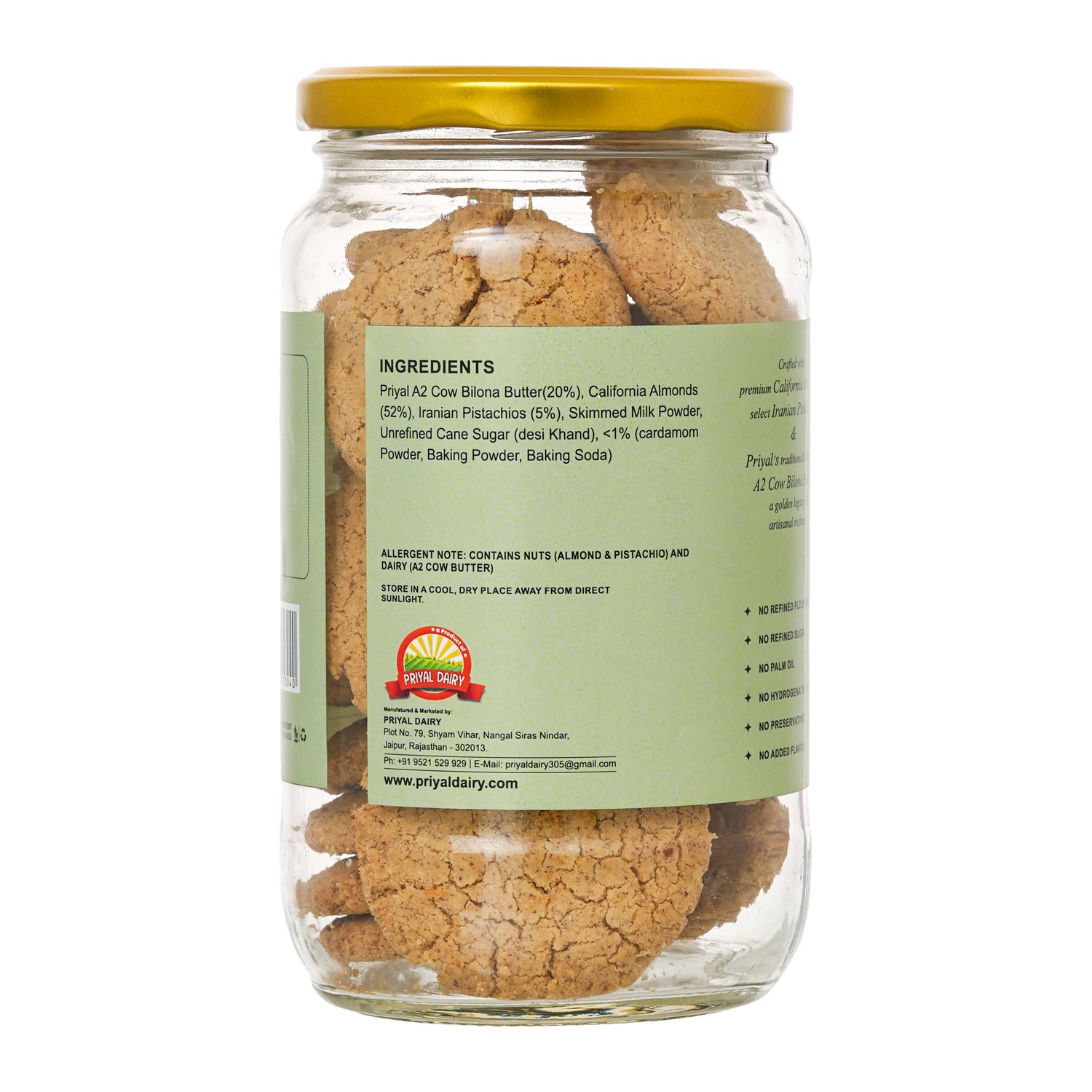 Almond Pistachio Cookies 240 g