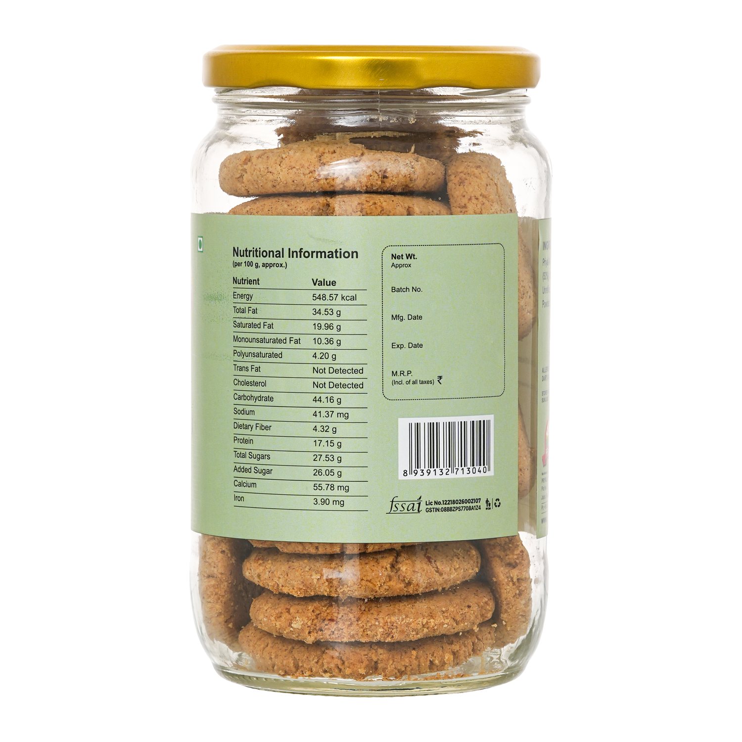 Almond Pistachio Cookies 240 g