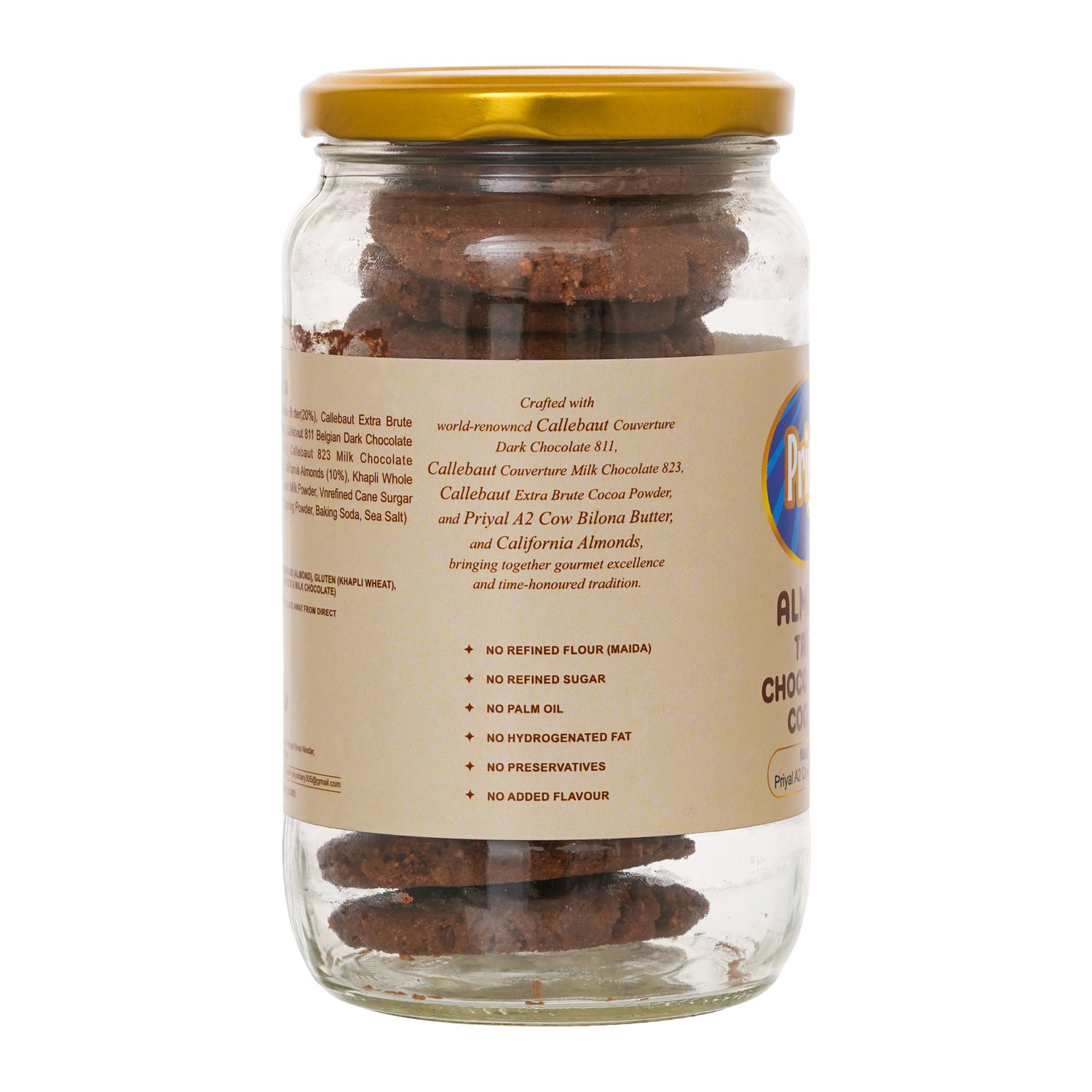 Almond Triple Choco Chunk Cookies 280 g