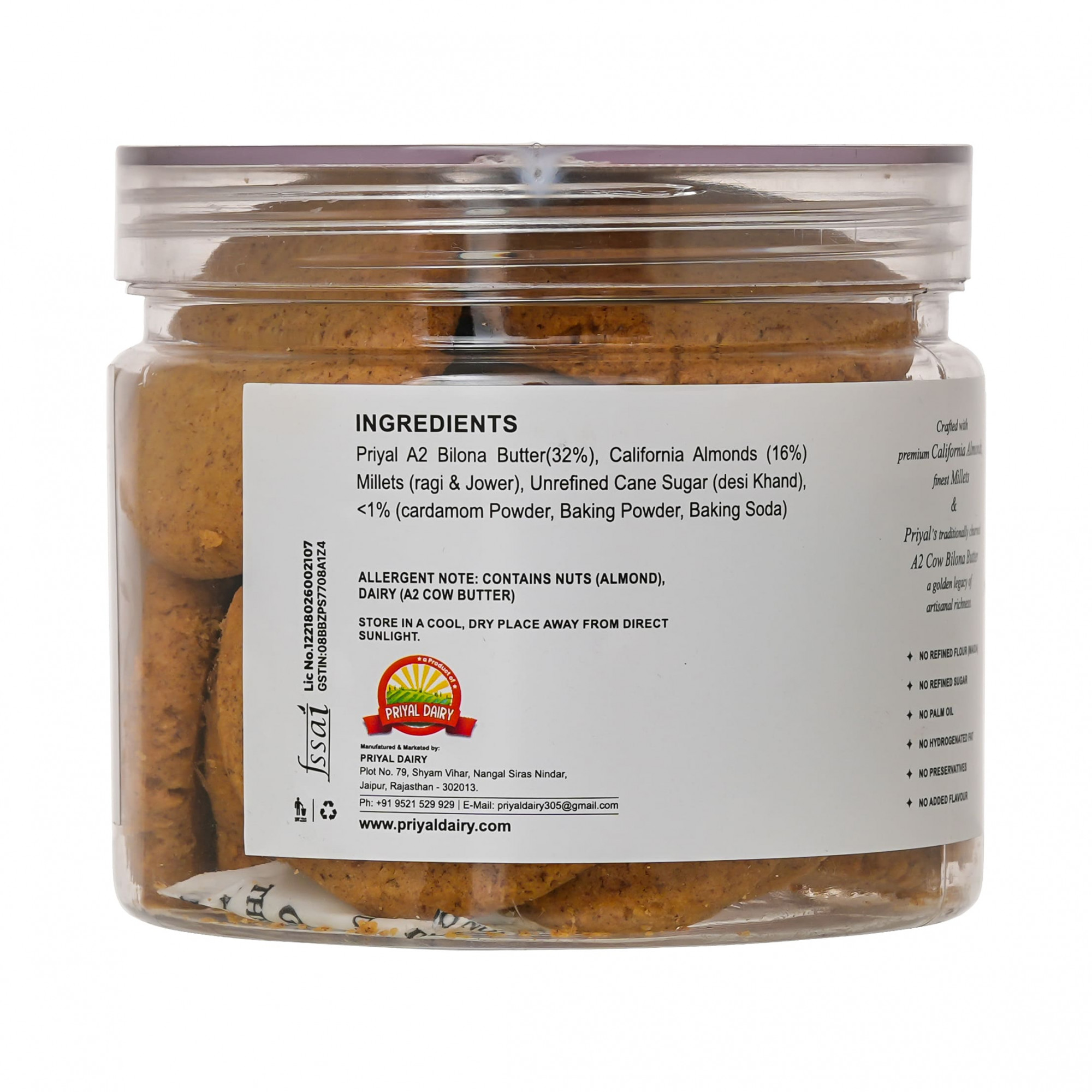 Almond Millets Cookies 240 g 