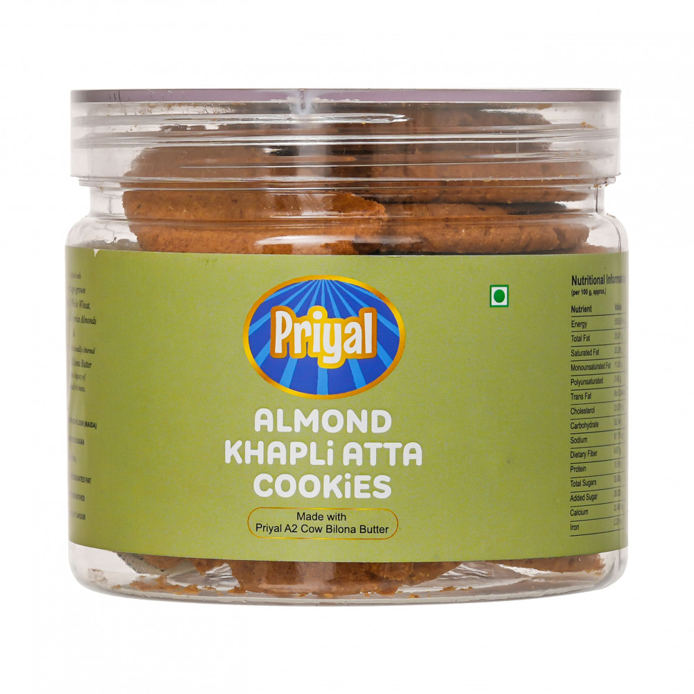 Image of Almond Khapli Atta Cookies (240 g)