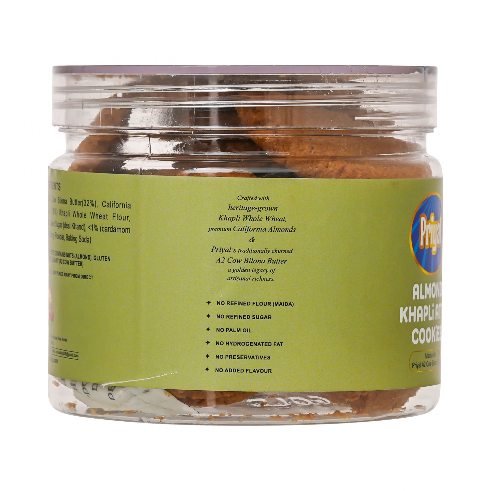 Almond Khapli Atta Cookies 240 g