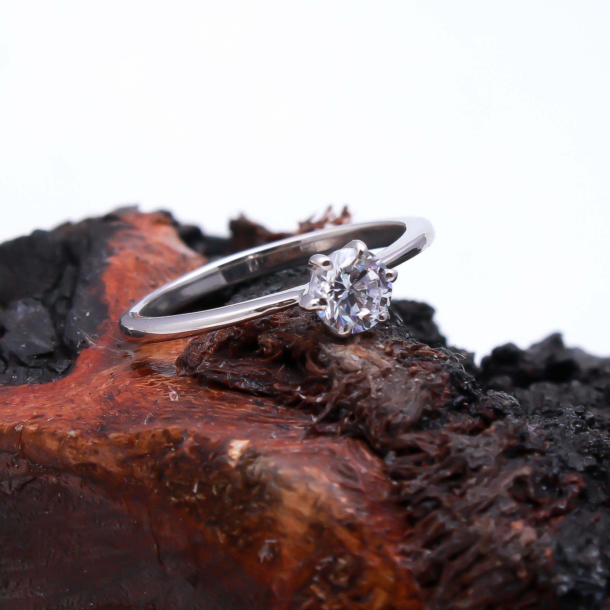 Lab Grown Diamond Solitaire Engagement Ring