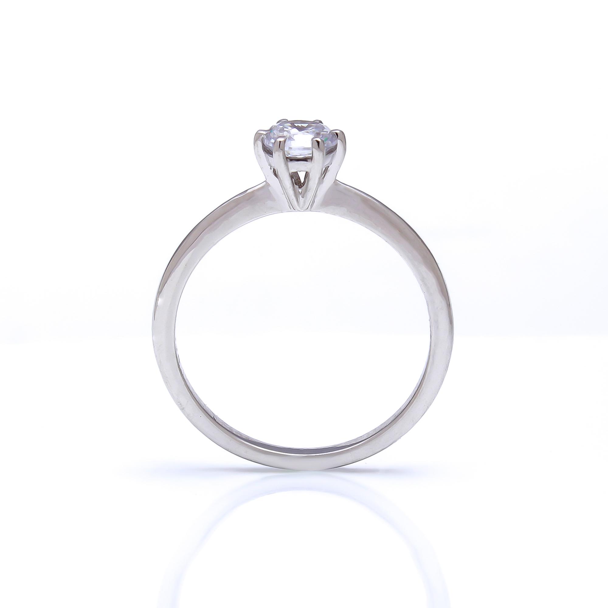 Lab Grown Diamond Solitaire Engagement Ring