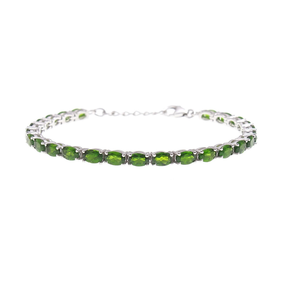 Image of Chrome Diopside Tennis Bracelet