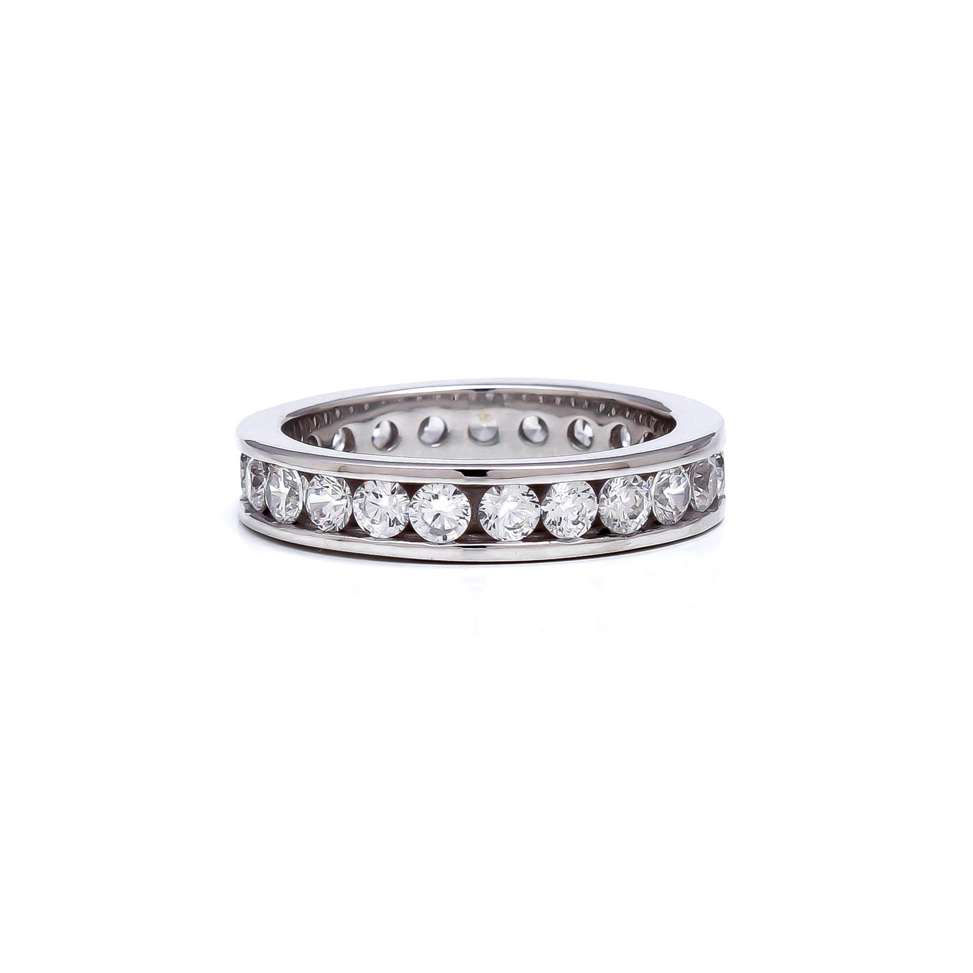 Lab Grown Diamond Channel Set Eternity Band