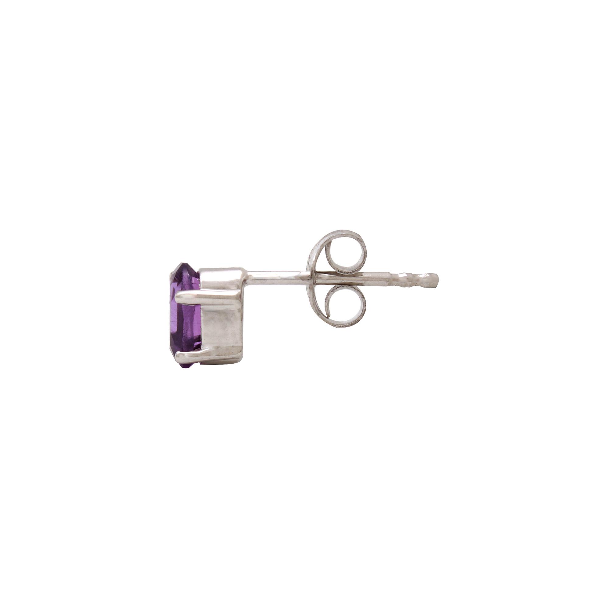 Amethyst Studs Earrings