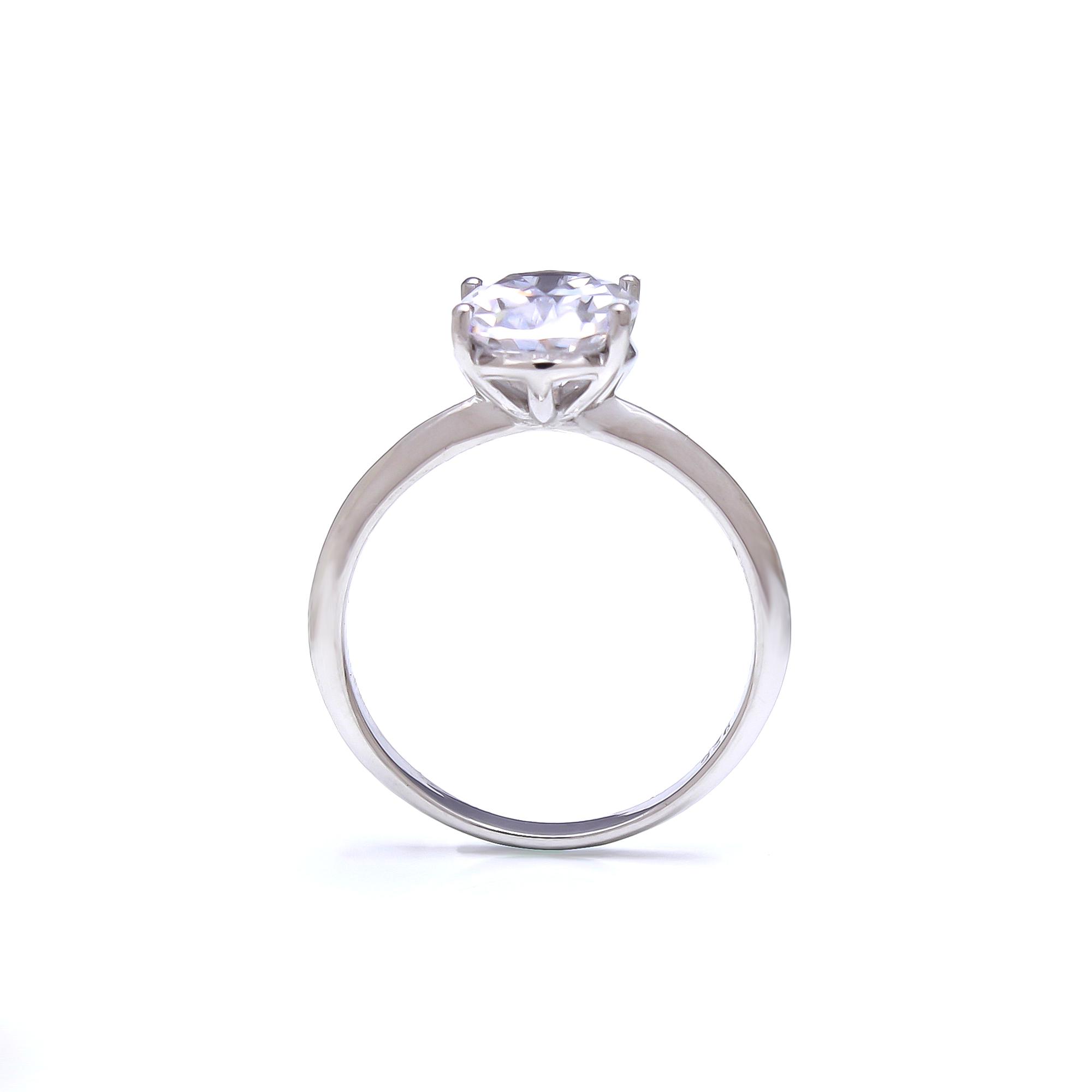 Lab Grown Diamond Oval Solitaire Ring