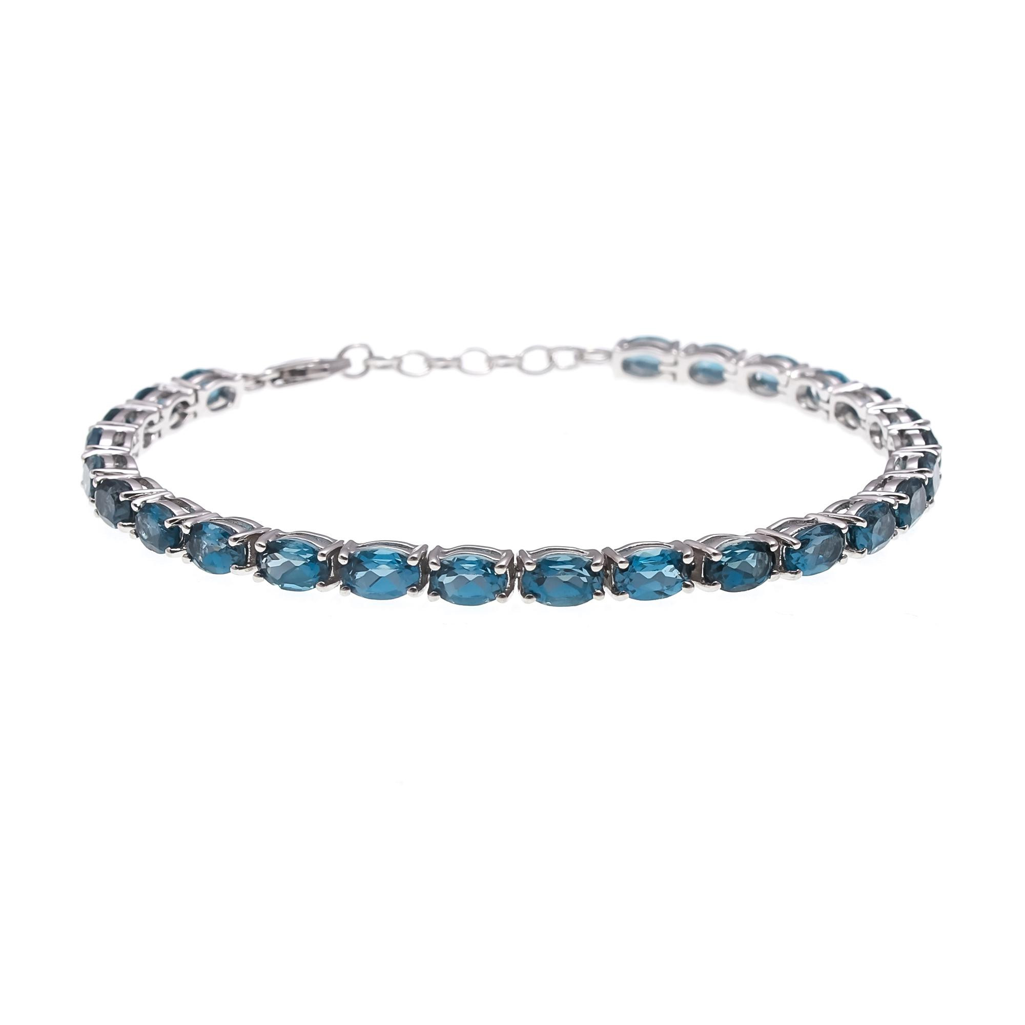 London Blue Topaz Tennis Bracelet