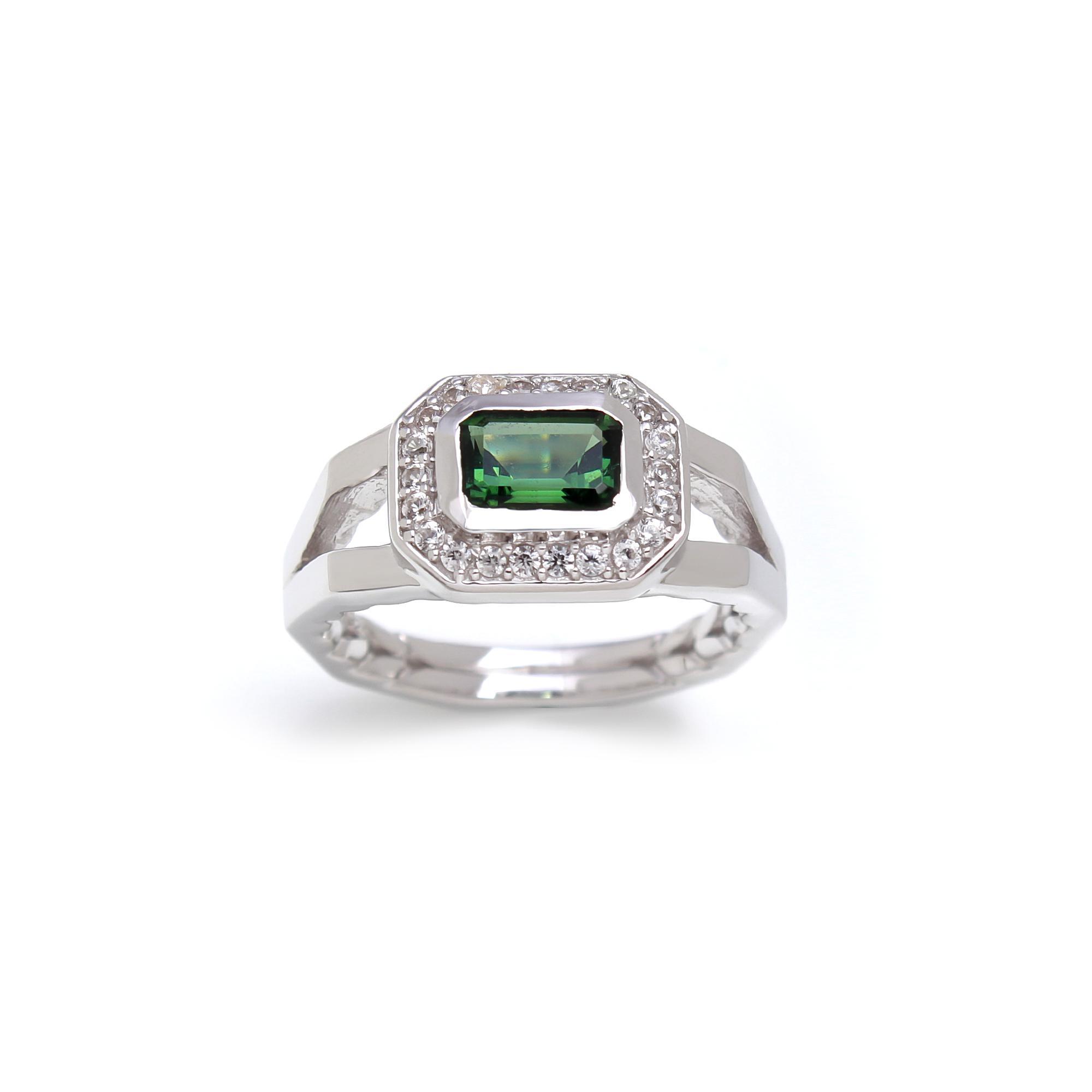 Green Tourmaline Ring