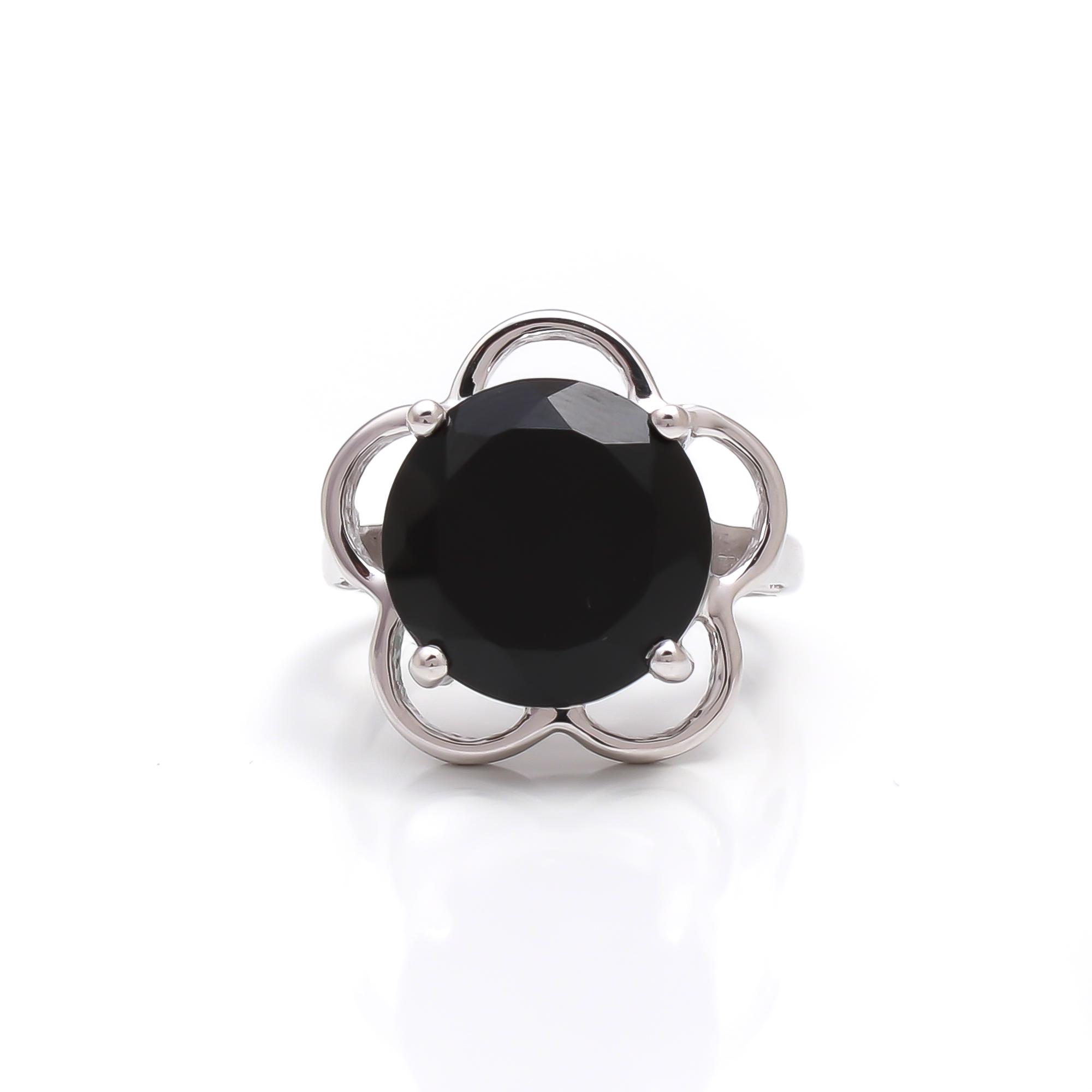 Big and Bold Natural Black Diamond Ring