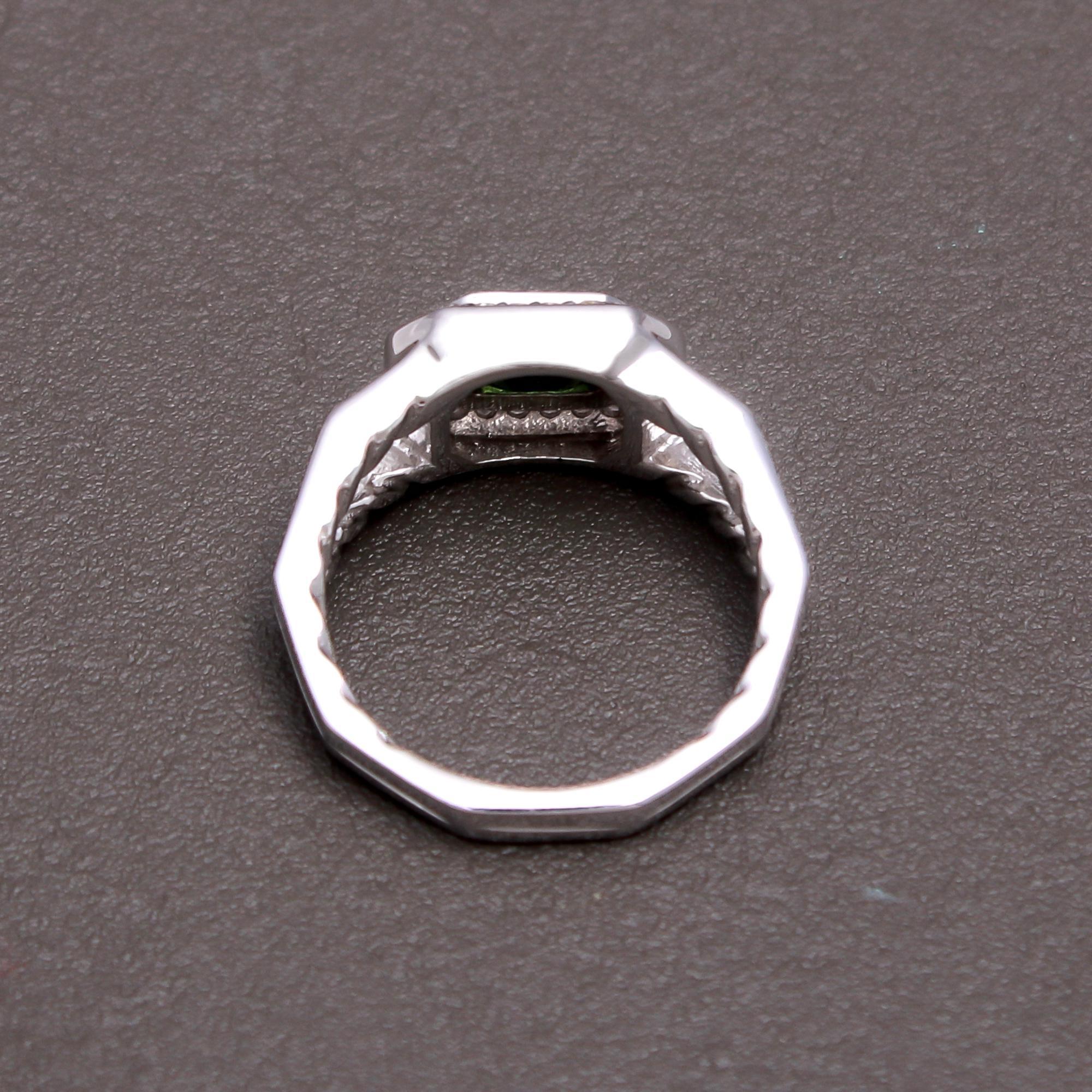 Green Tourmaline Ring