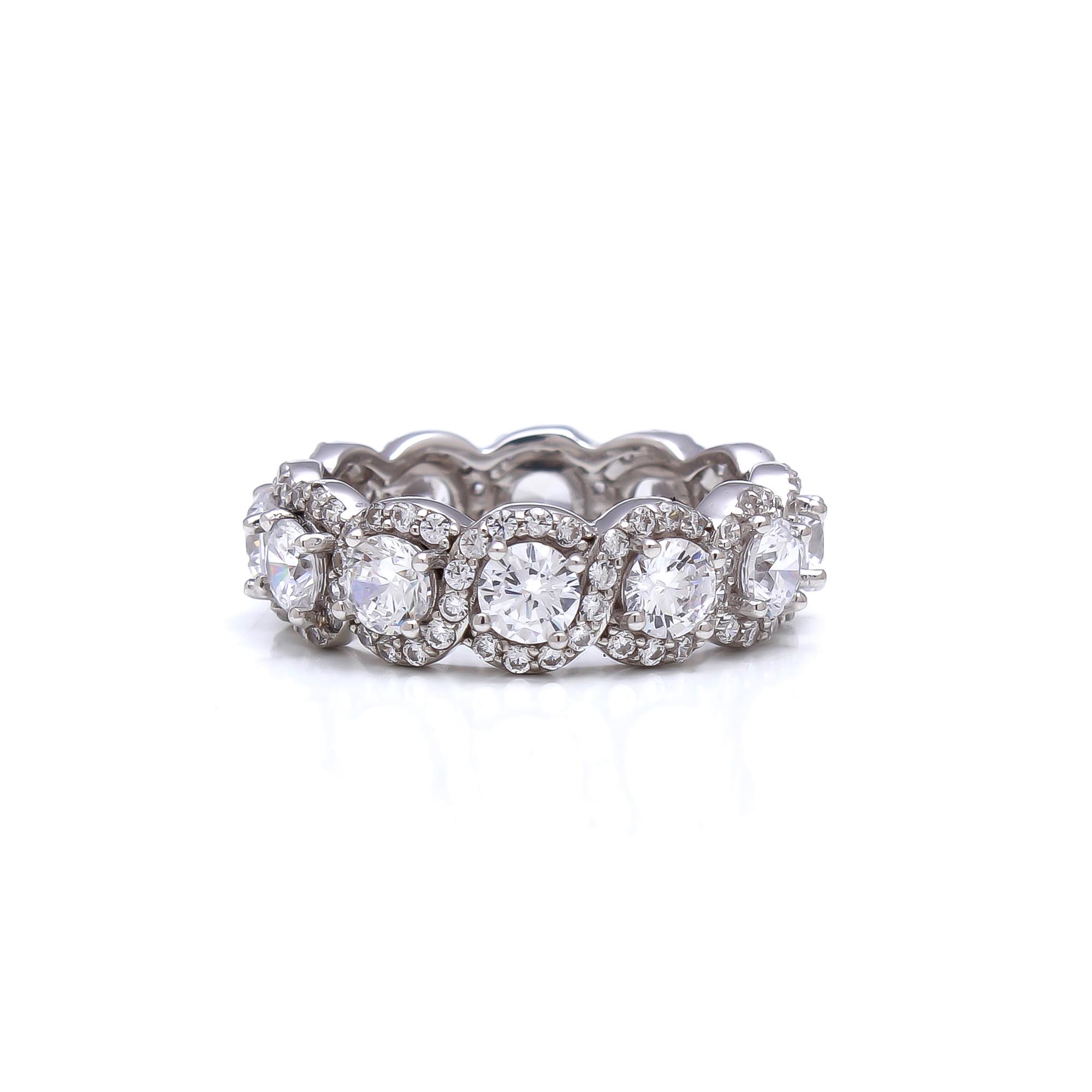 Big and Bold Eternity Lab Grown Diamond Band