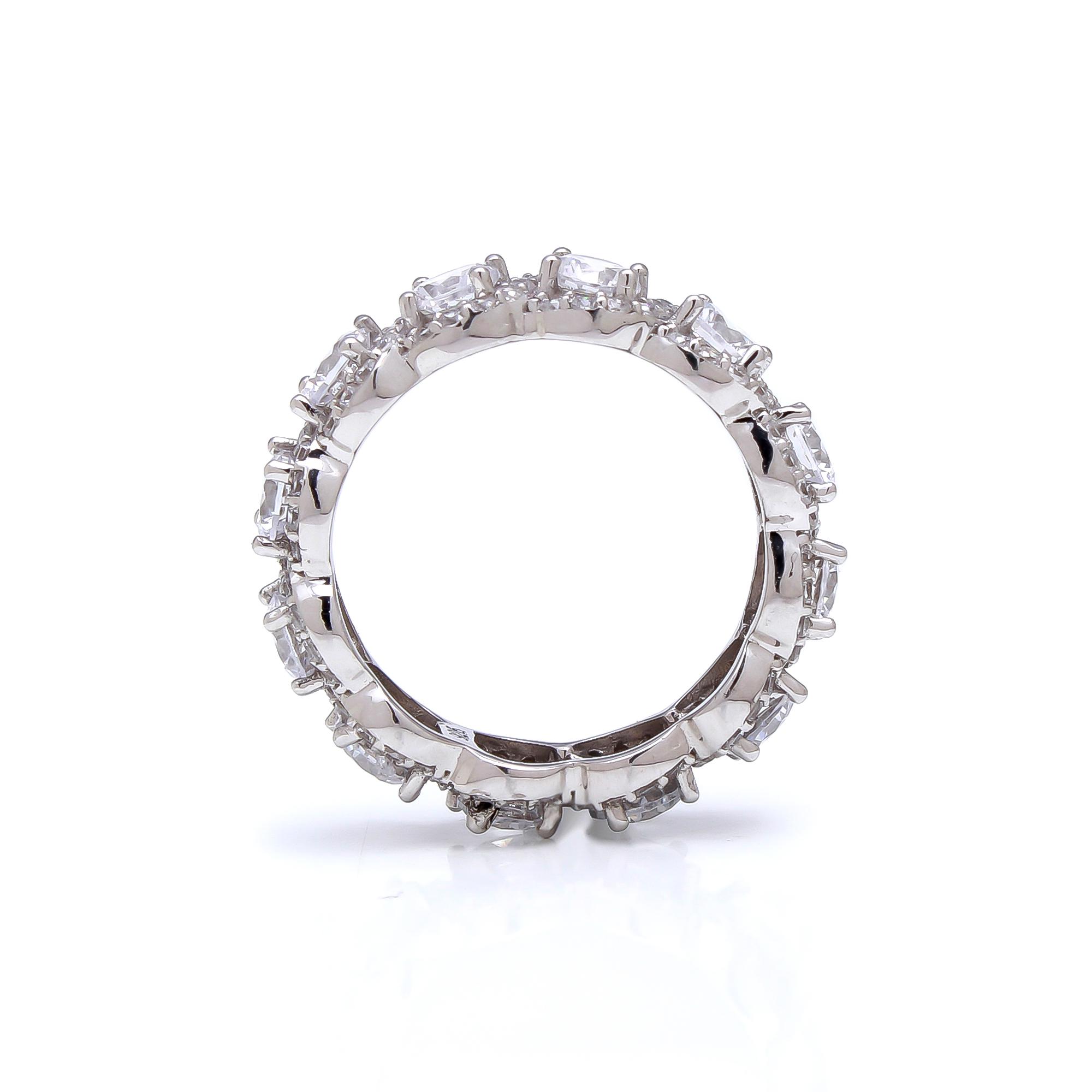 Big and Bold Eternity Lab Grown Diamond Band