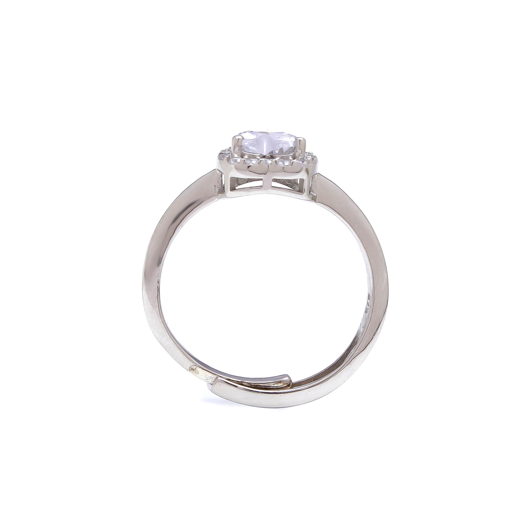Lab Grown Diamond Heart Halo Ring