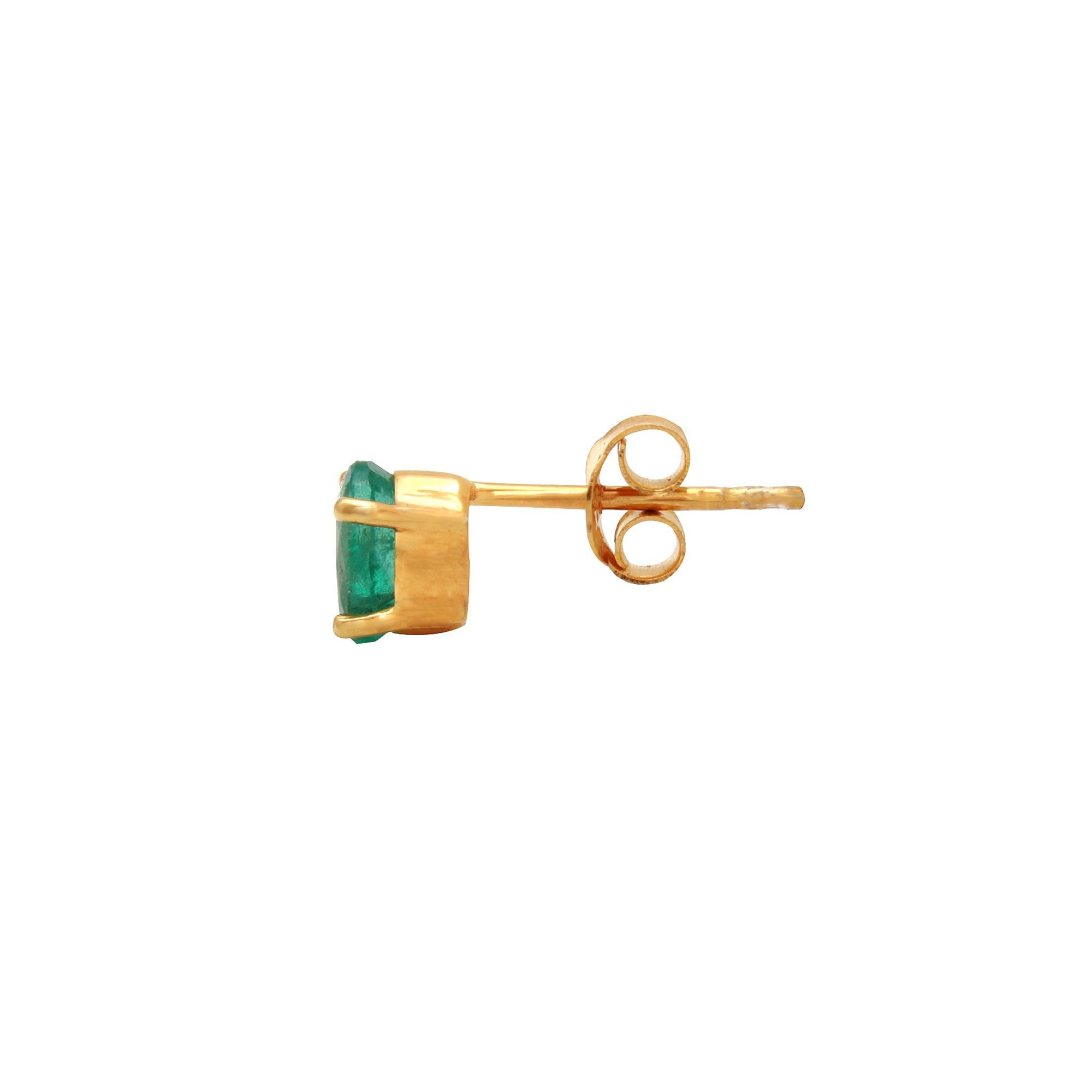Emerald Studs Earrings