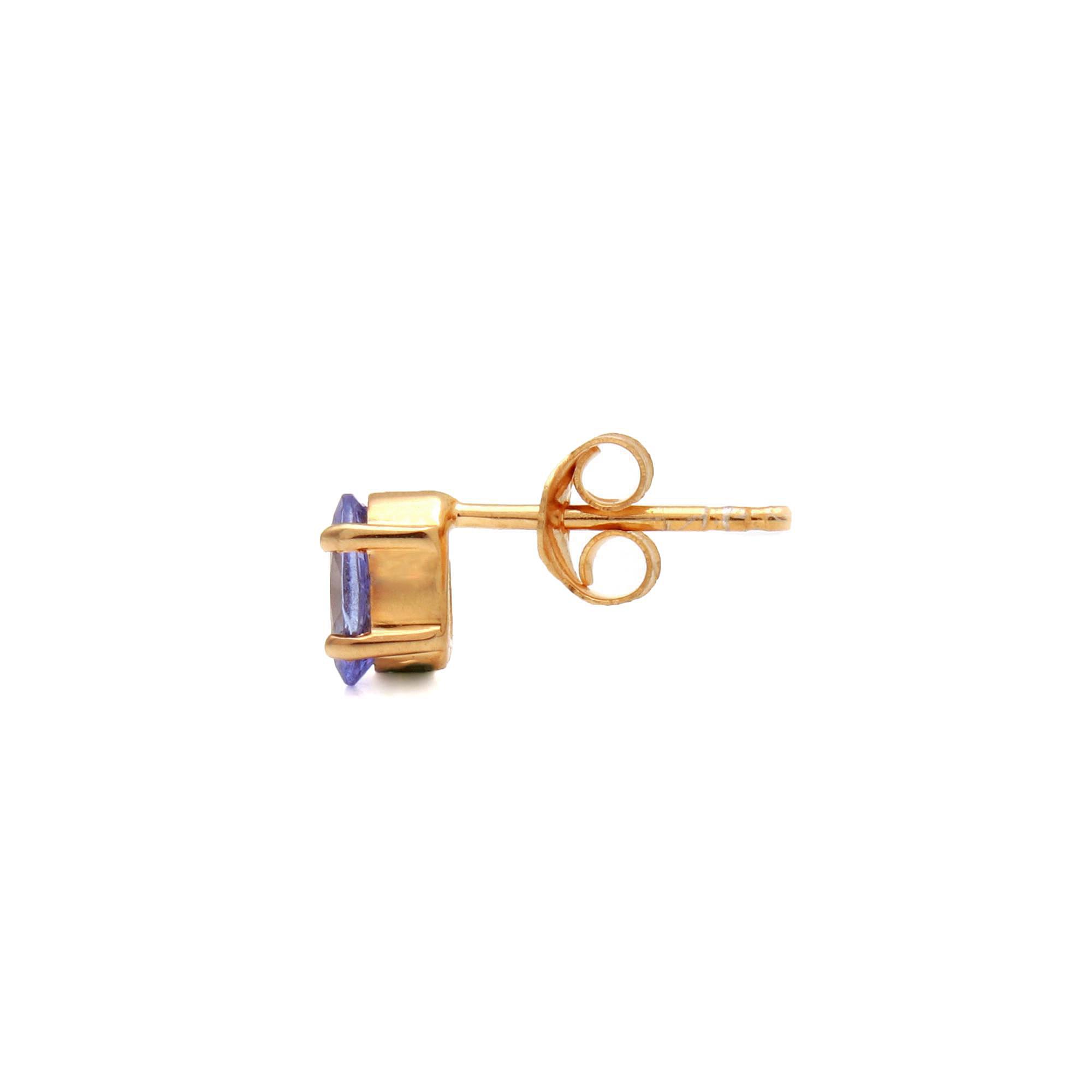 Tanzanite Studs Earrings