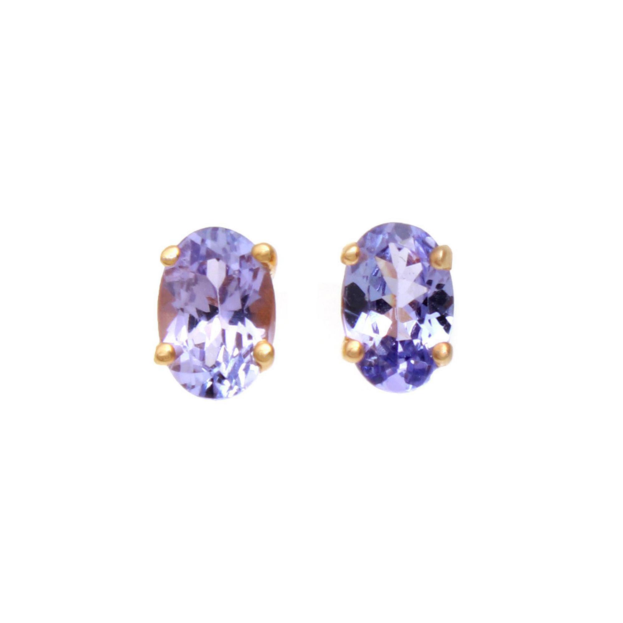 Tanzanite Studs Earrings