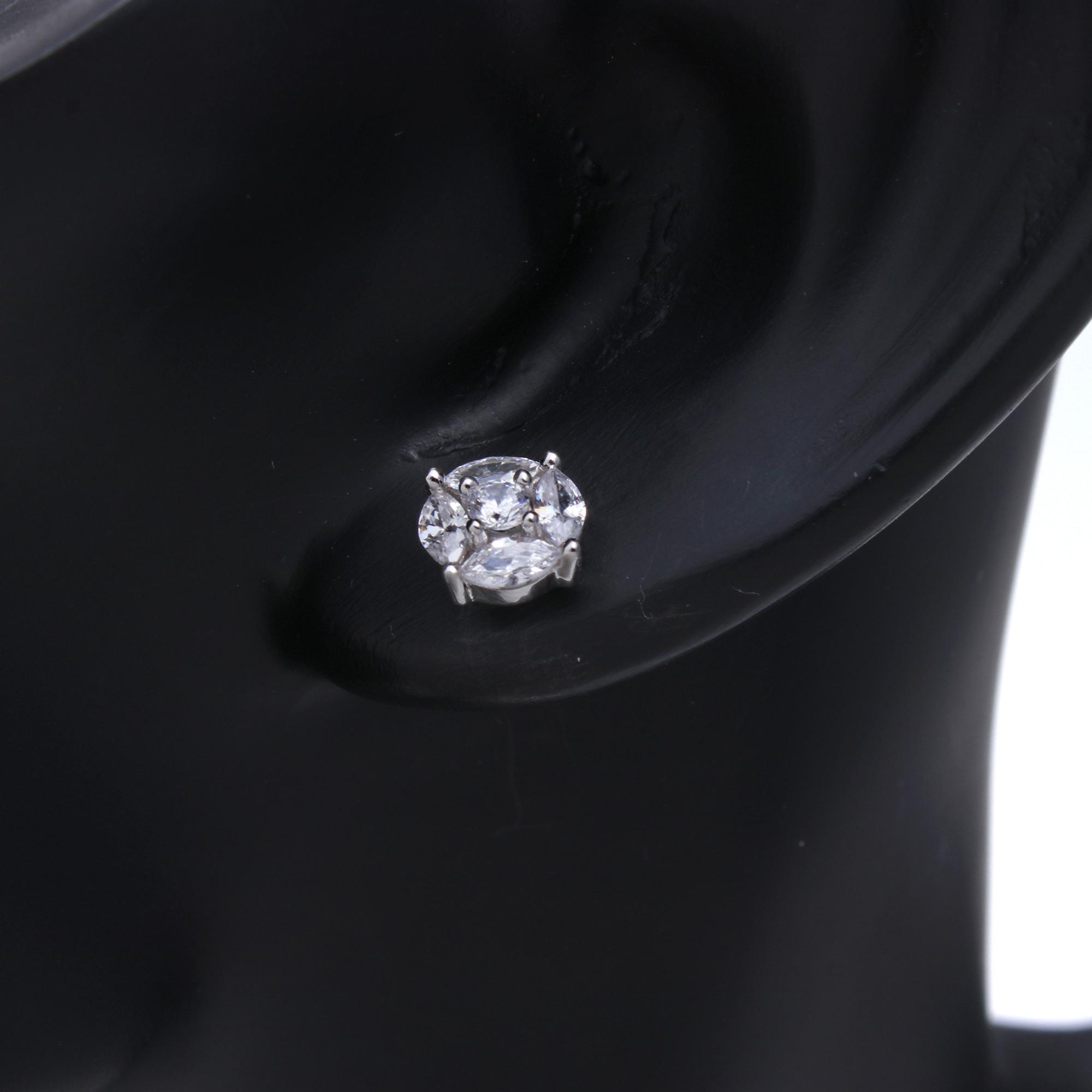 Fancy Cut Lab Grown Diamonds Earrings