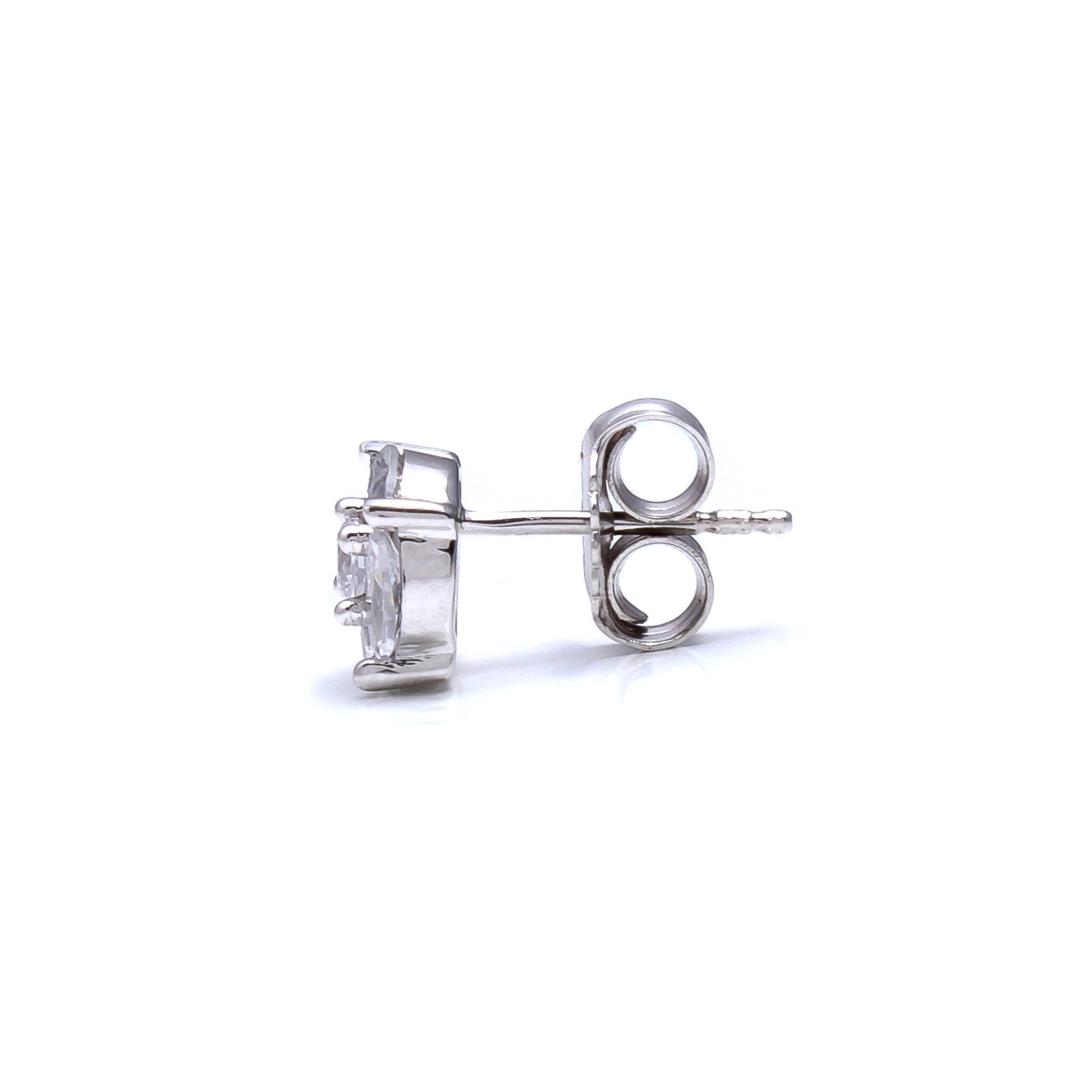 Fancy Cut Lab Grown Diamonds Earrings