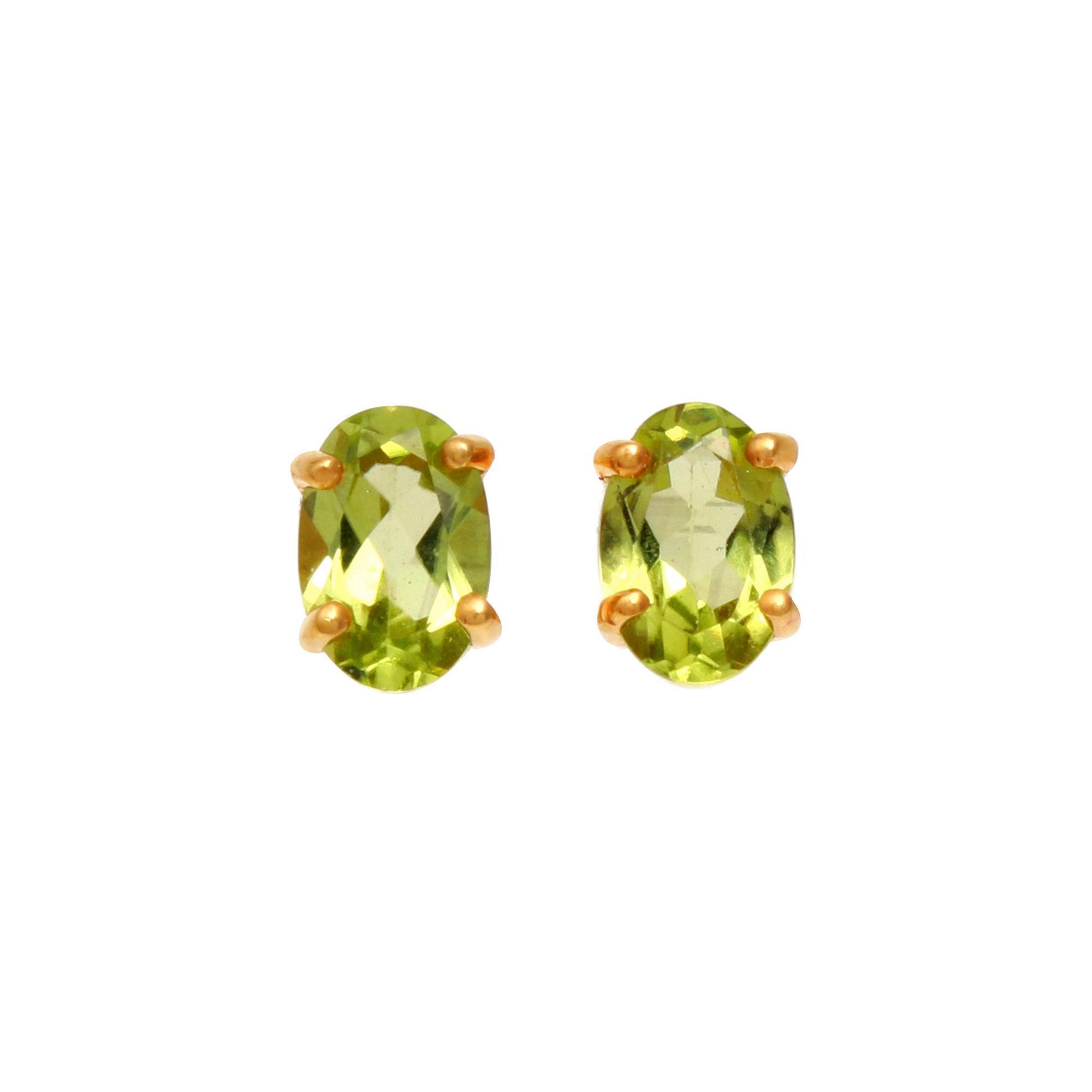 Peridot Studs Earrings