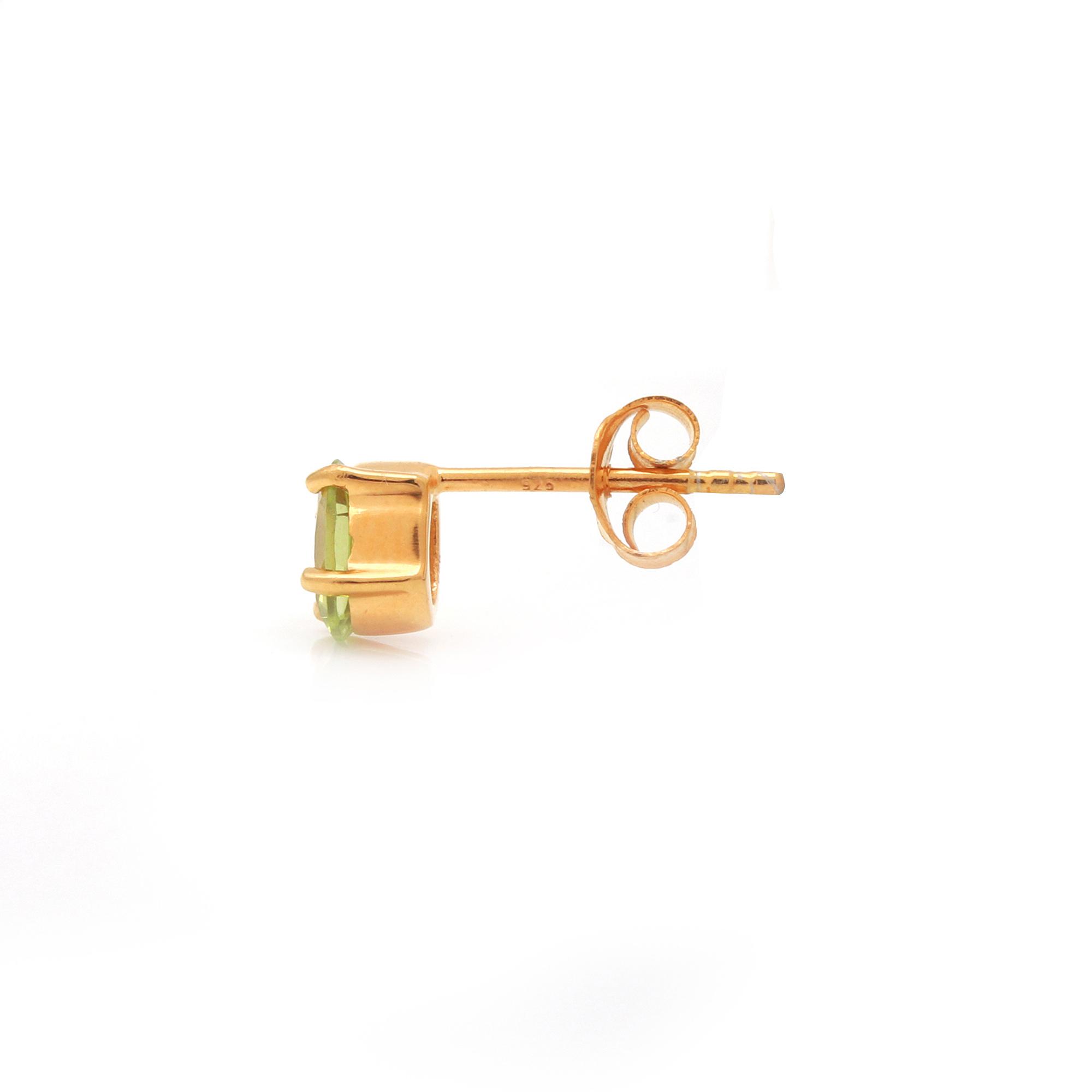 Peridot Studs Earrings