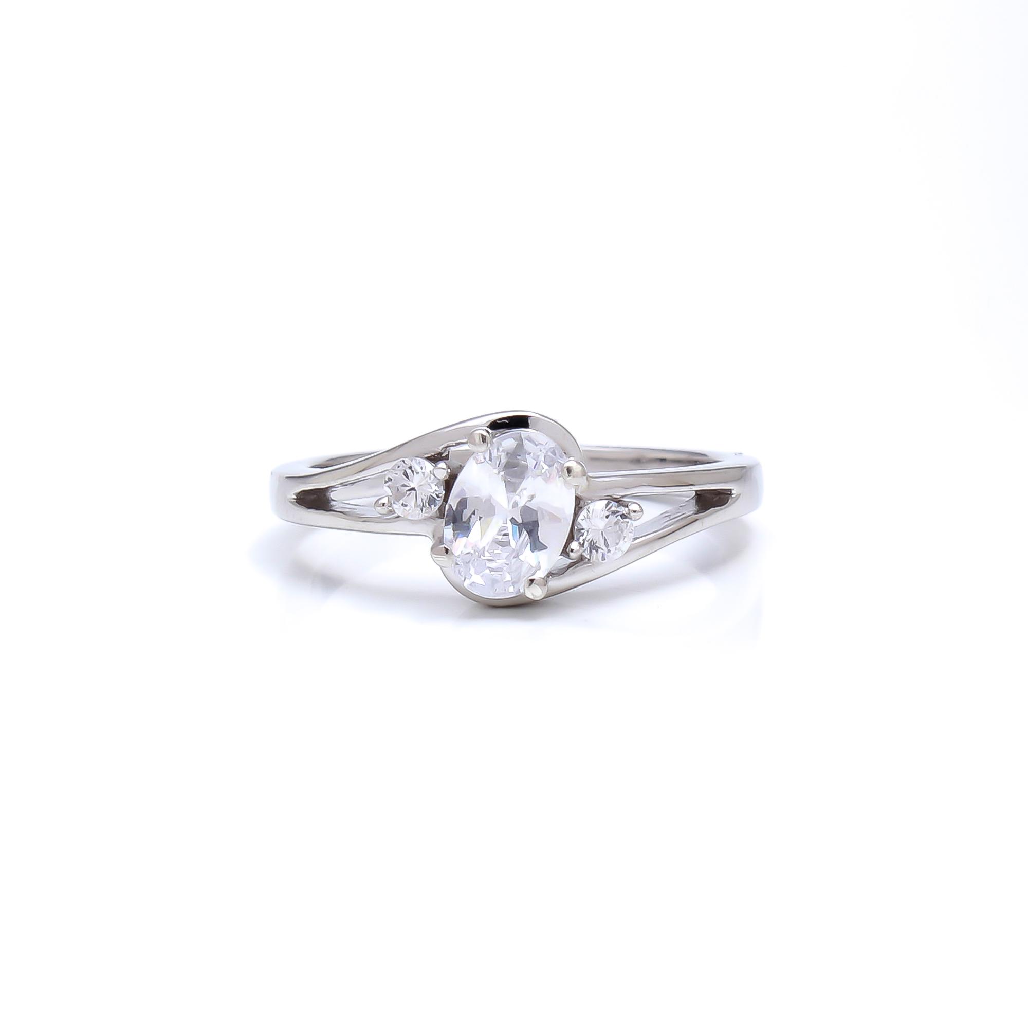 Lab Grown Diamond Split Shank Fancy Ring