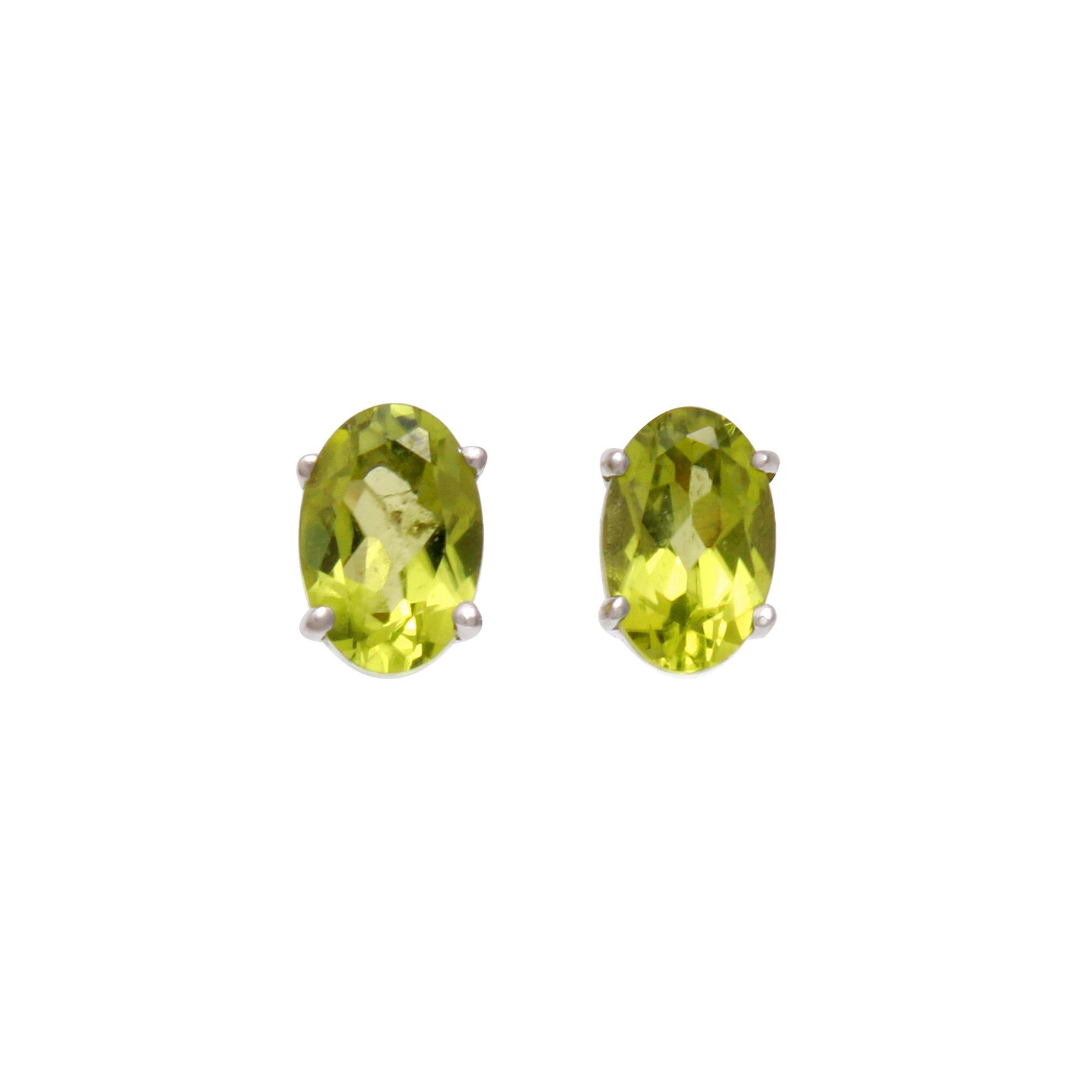 Peridot Studs Earrings
