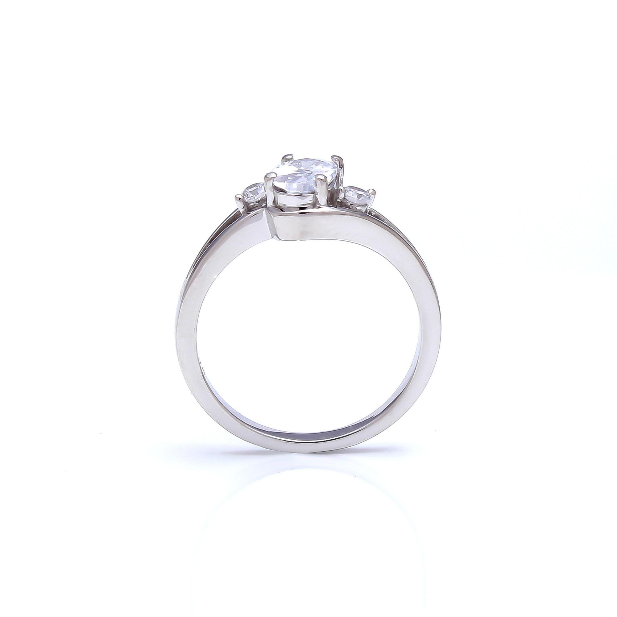 Lab Grown Diamond Split Shank Fancy Ring